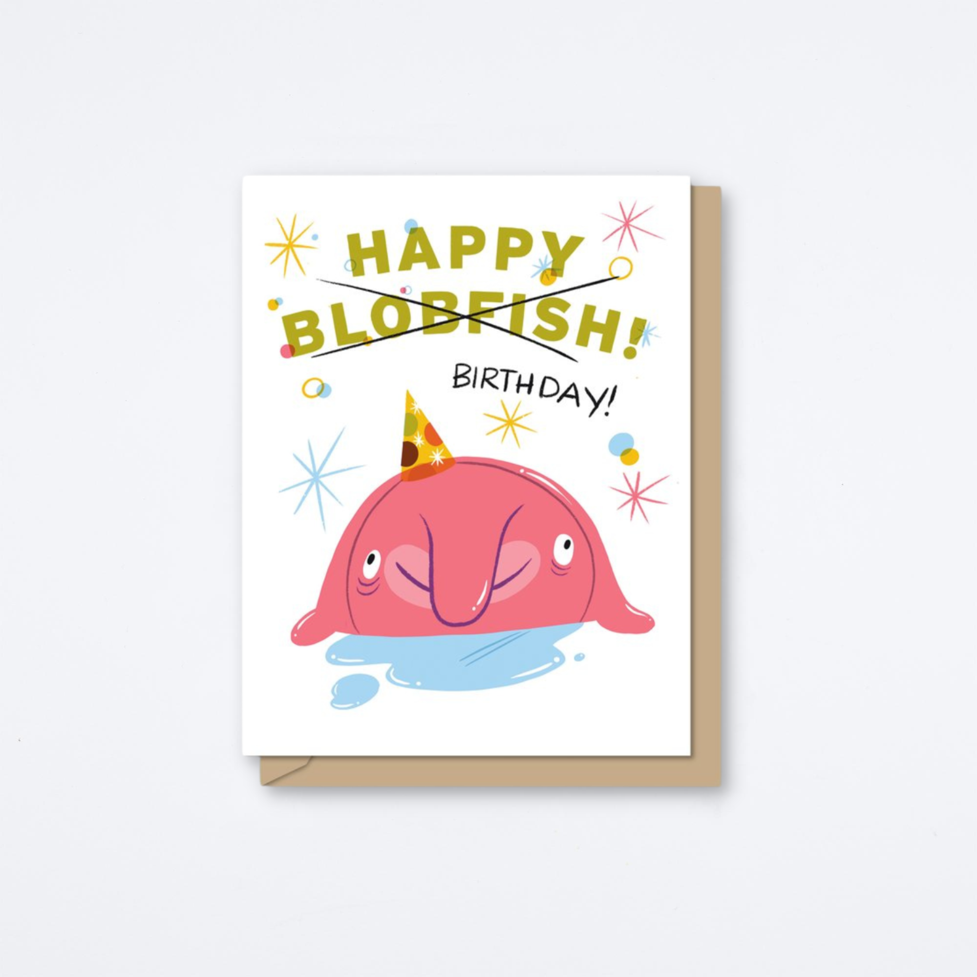 Happy Blobfish Card