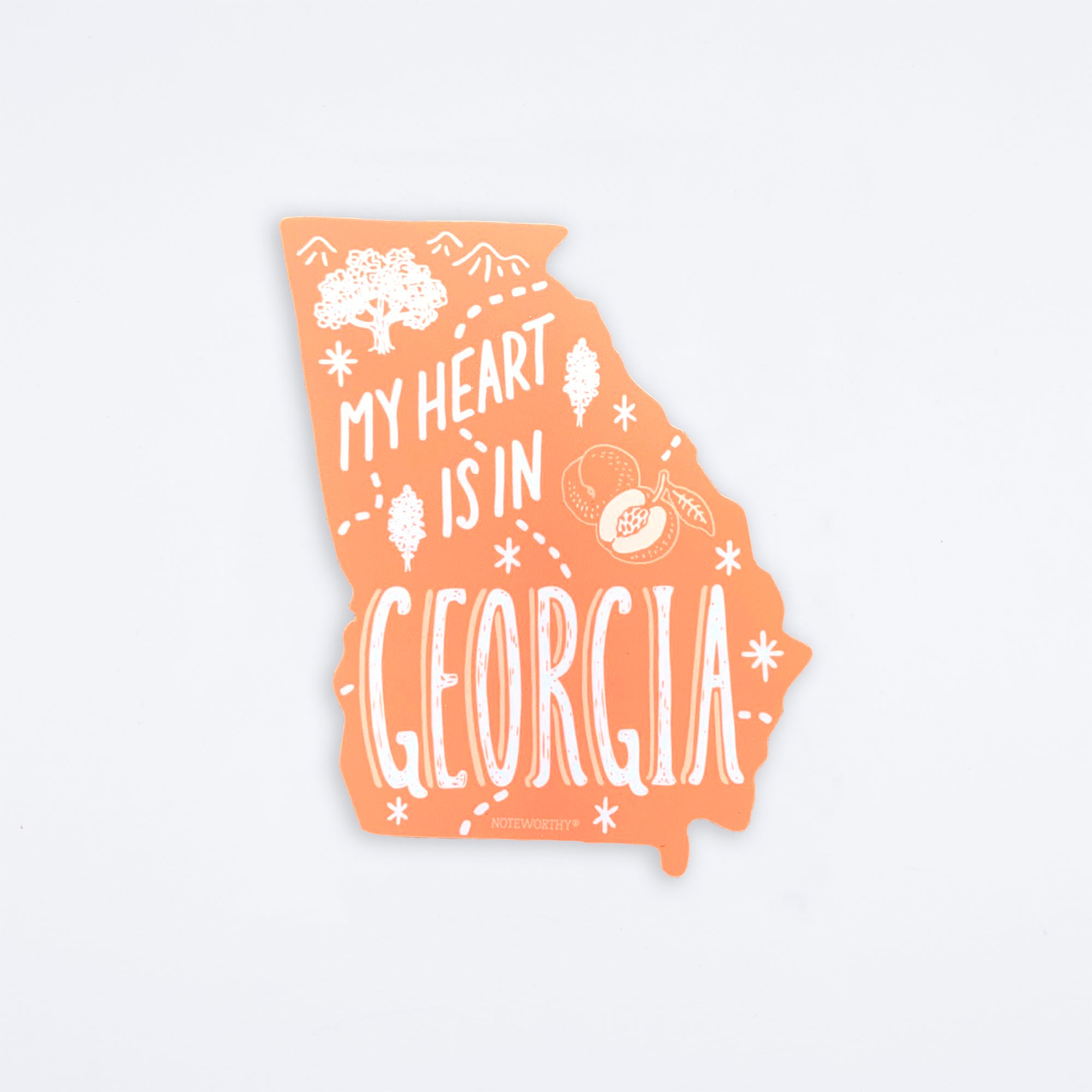 Georgia Die Cut Vinyl Sticker