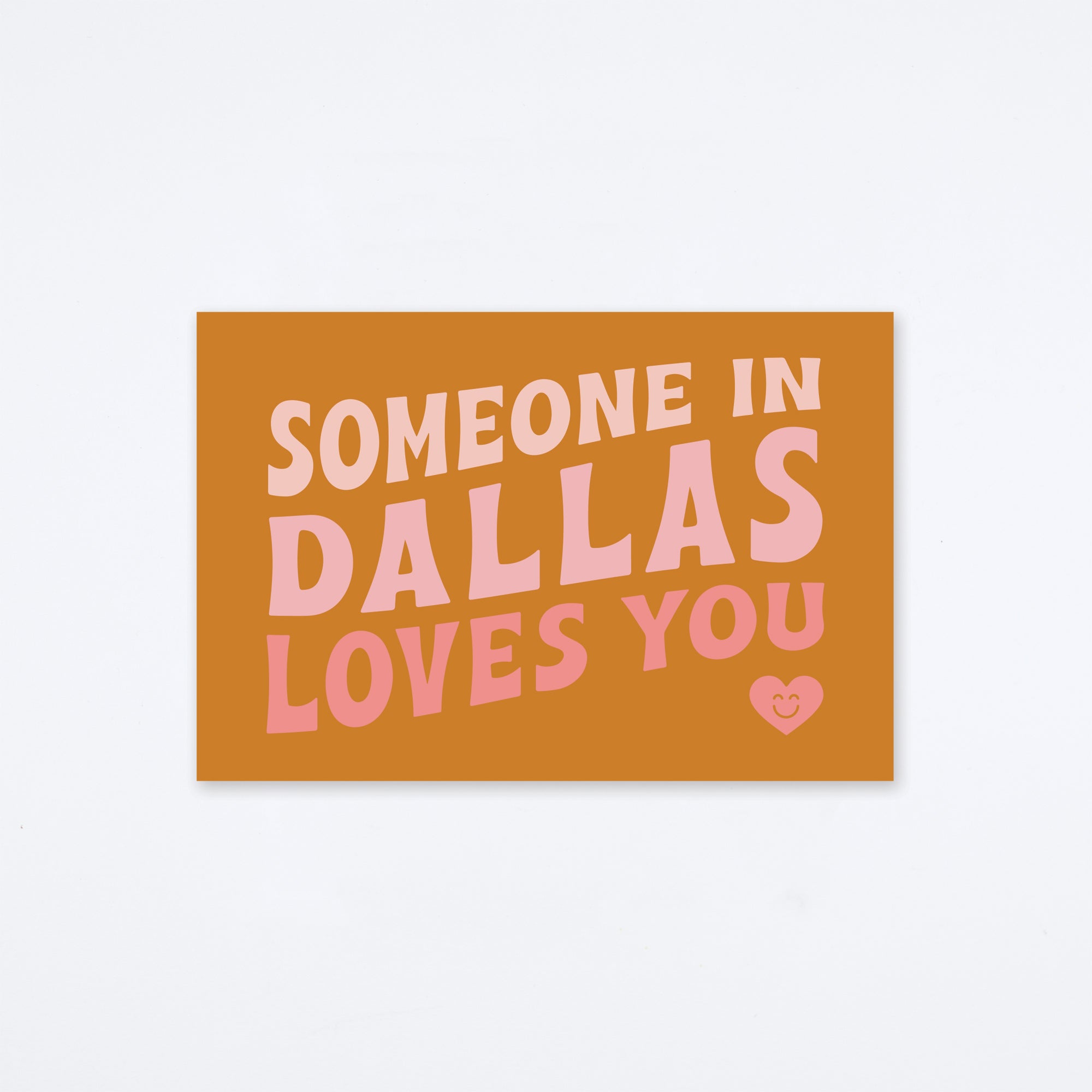 Loves You Dallas Postcard