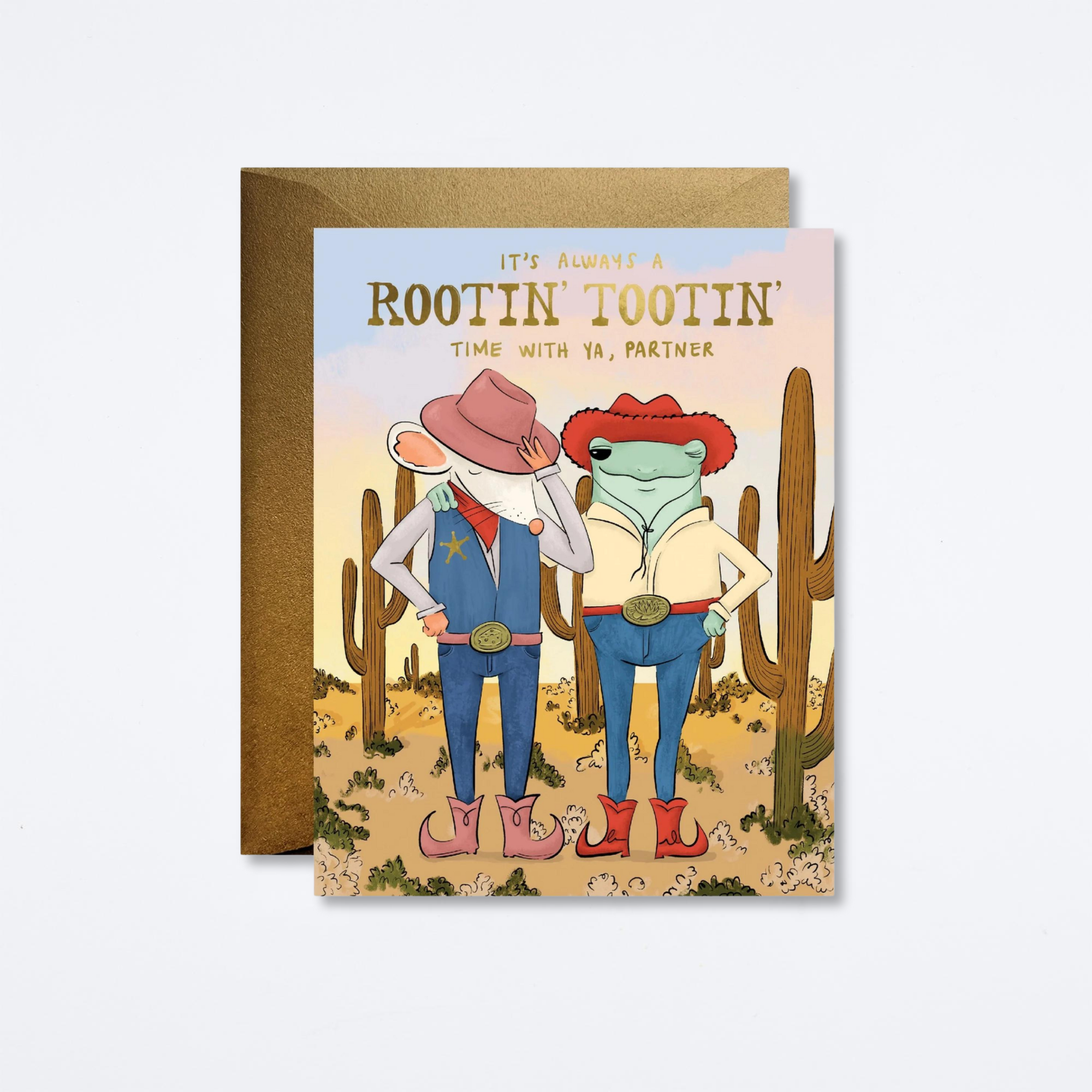 Rootin Tootin Partner Card