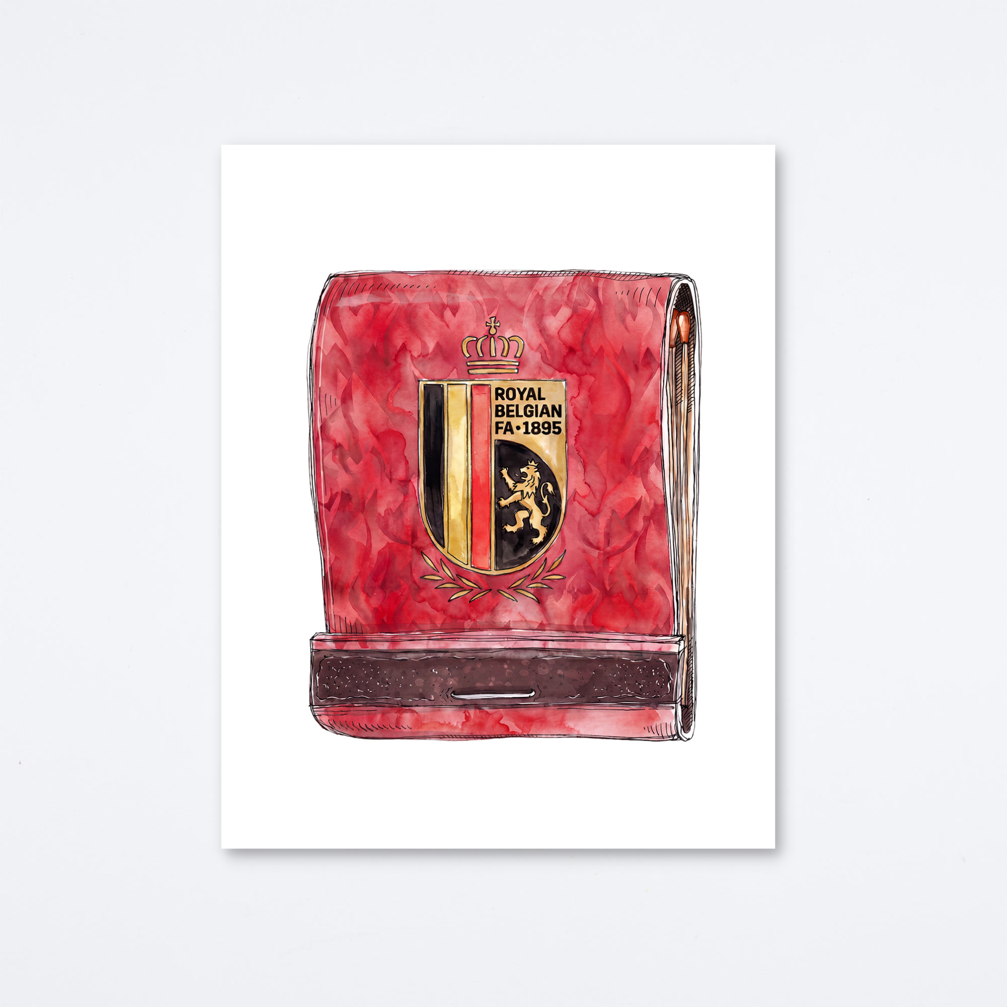 Belgium National Football Team Art Print