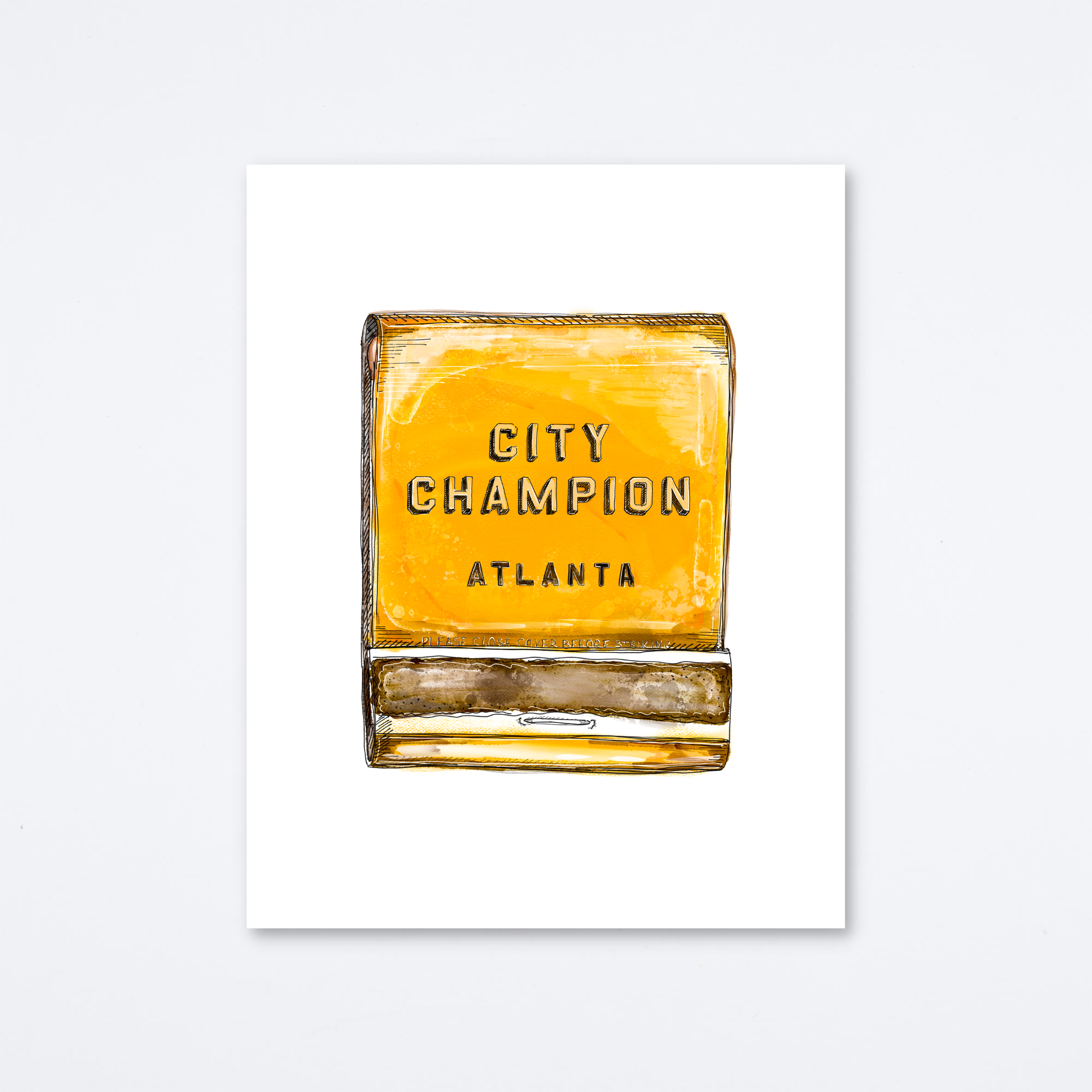 City Champion Art Print