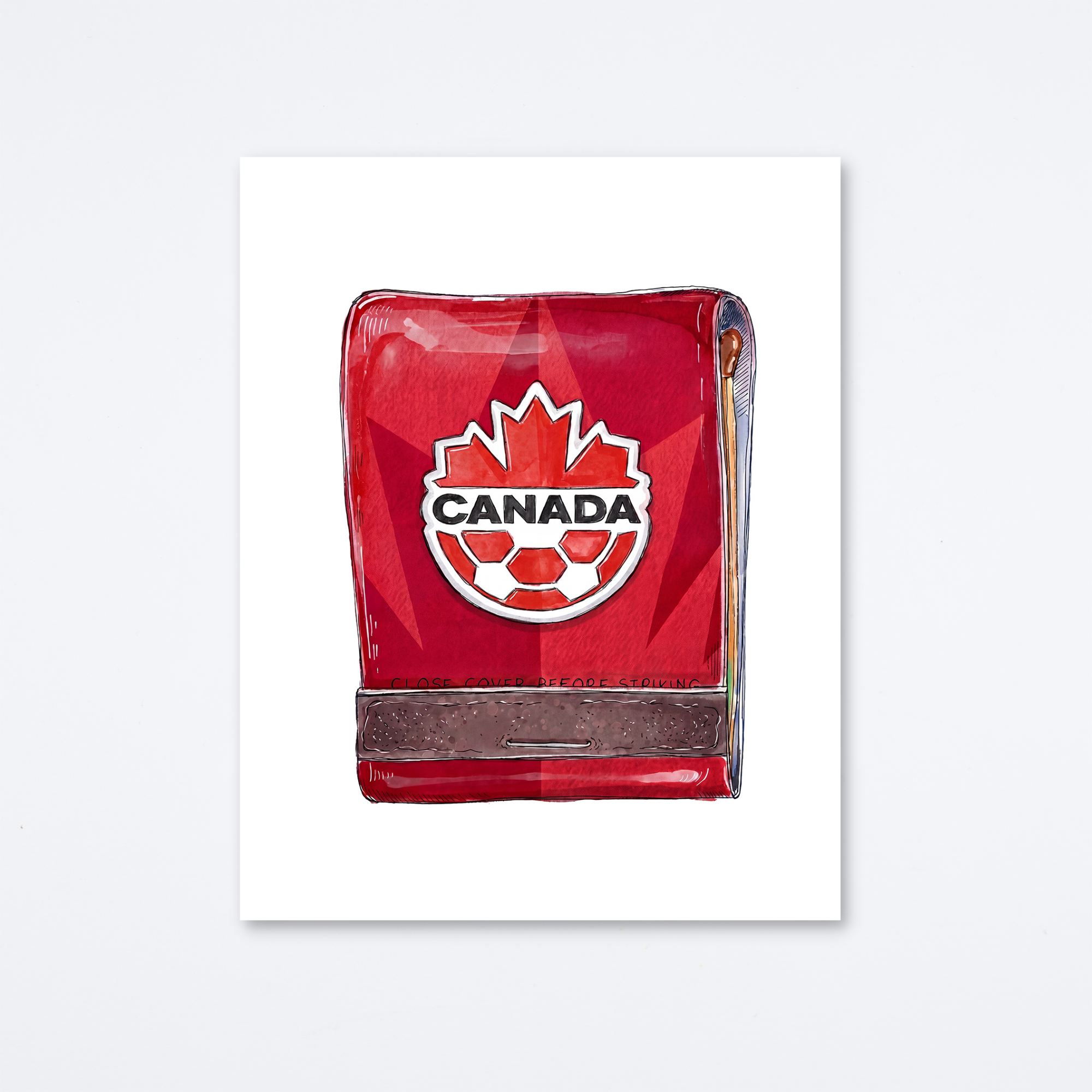 Canada National Football Team Art Print
