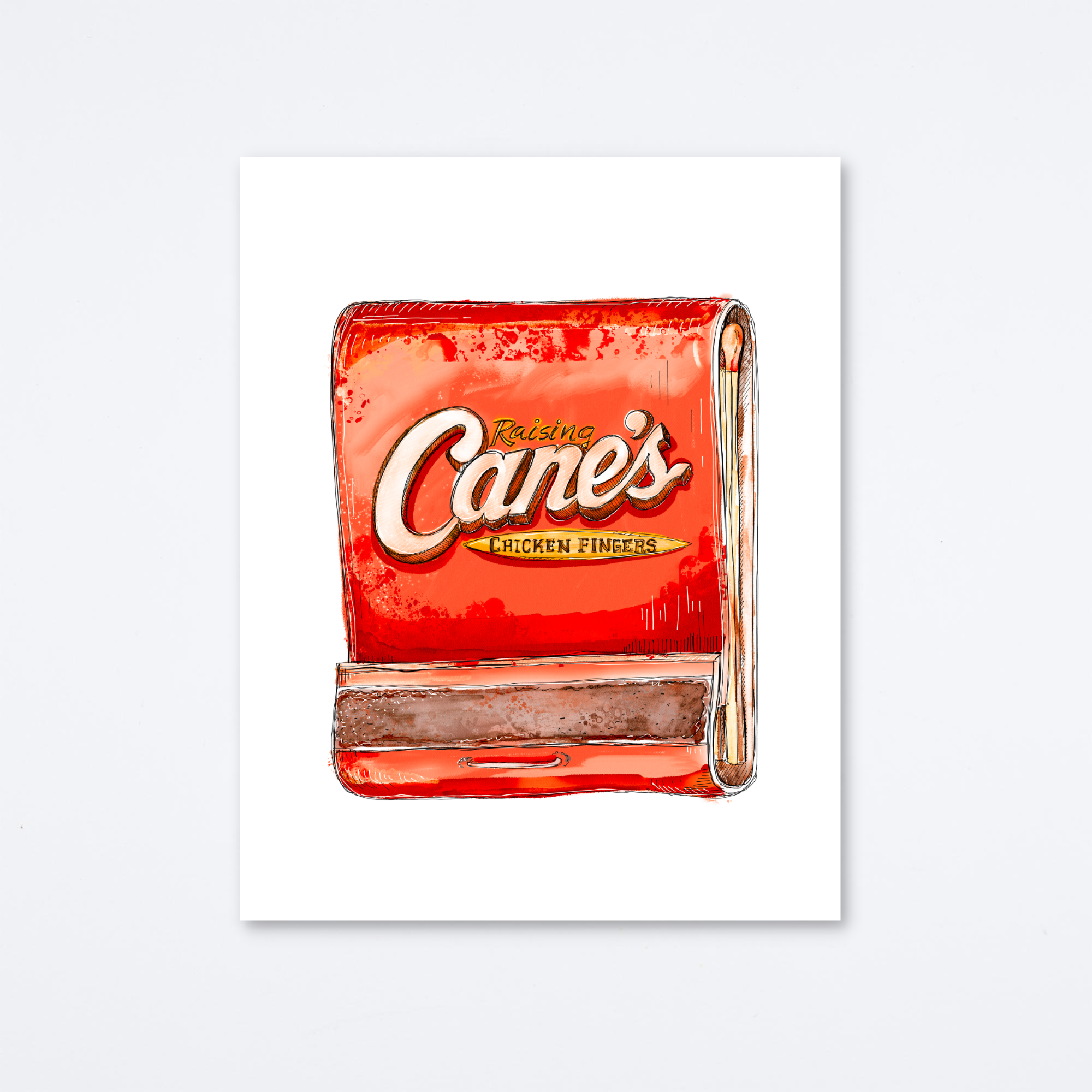 Raising Cane's Art Print