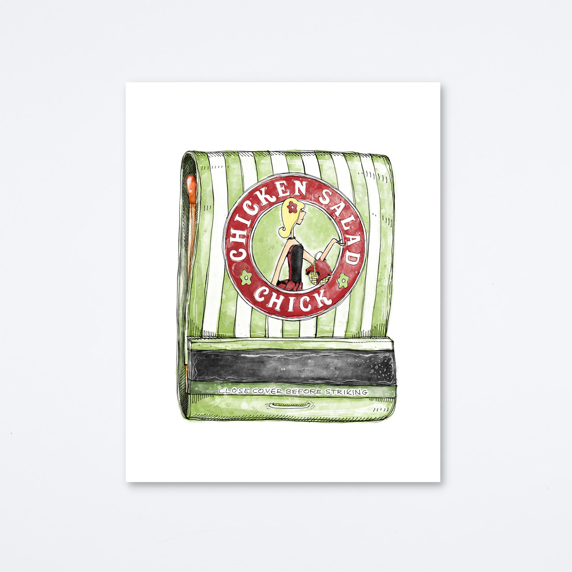 Chicken Salad Chick Art Print