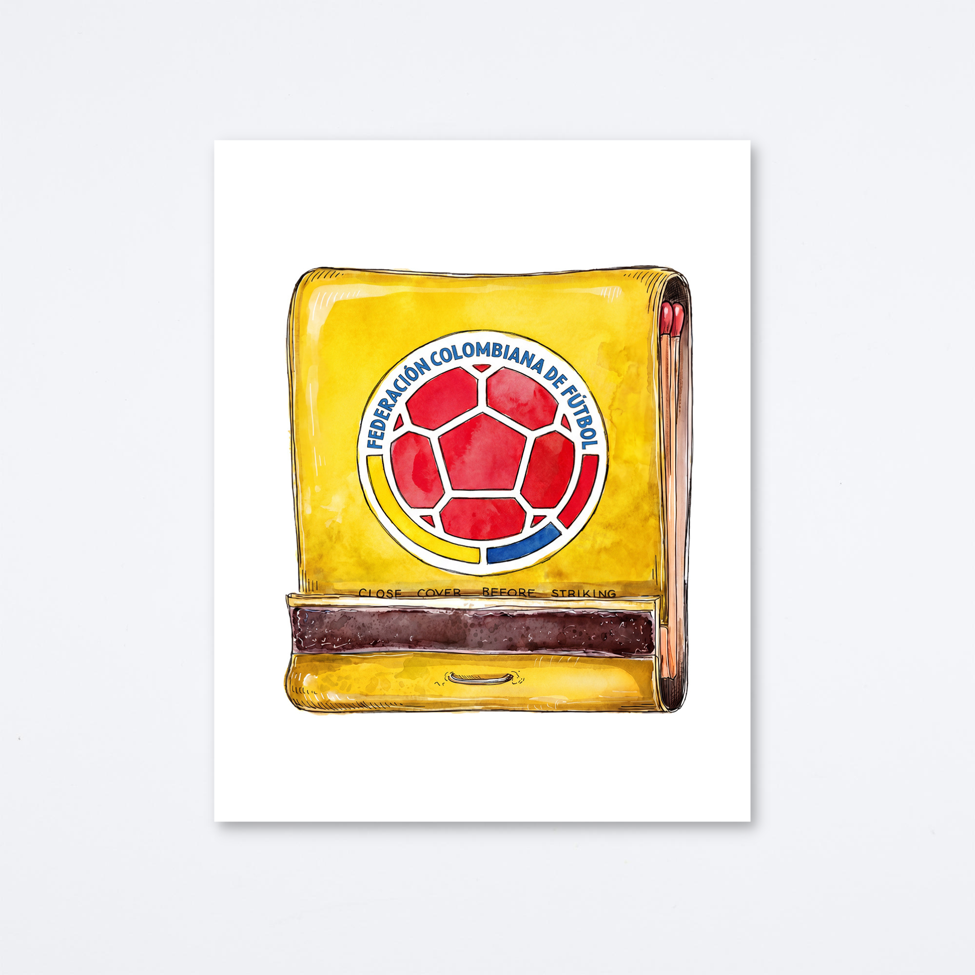 Colombia National Football Team Art Print