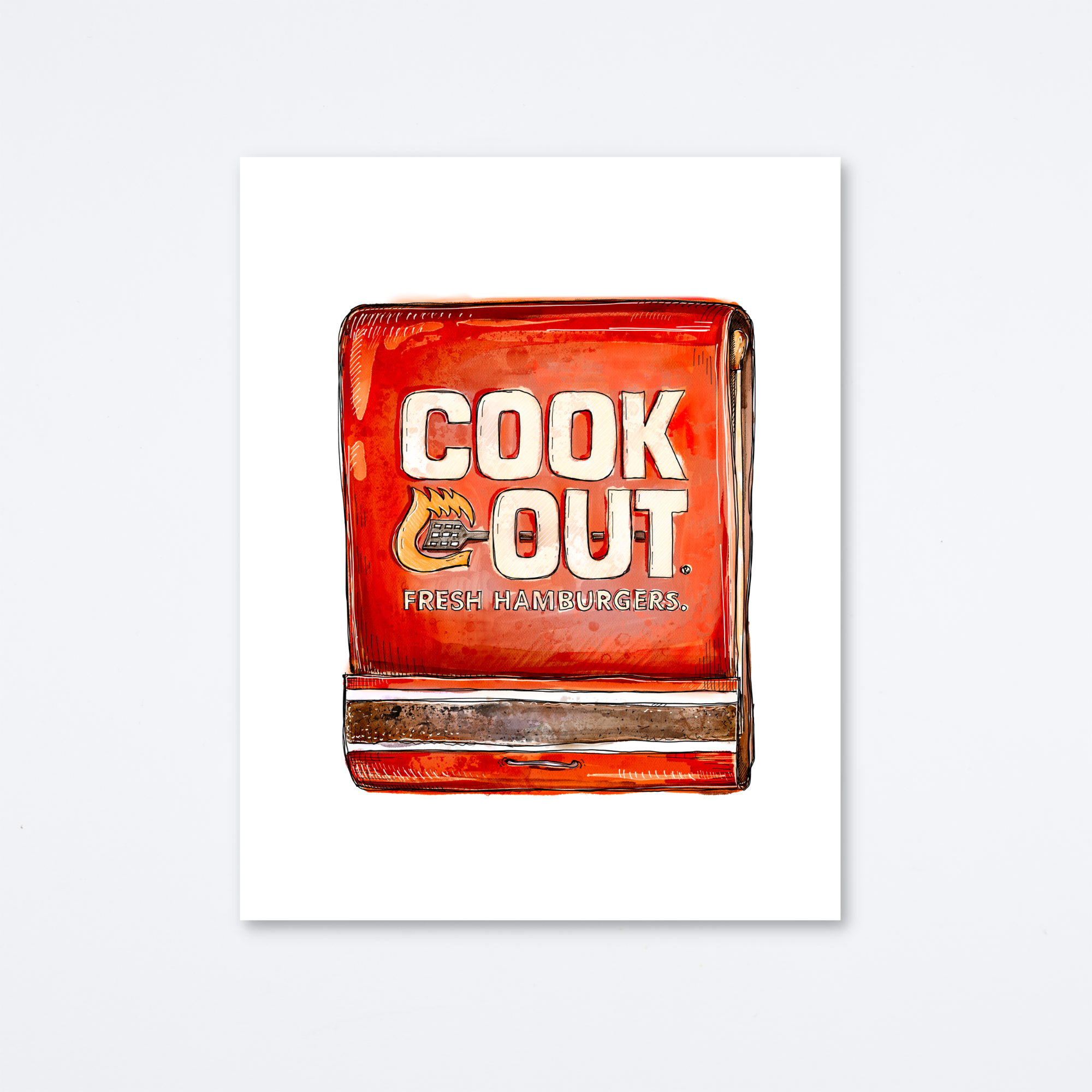 Cookout Art Print