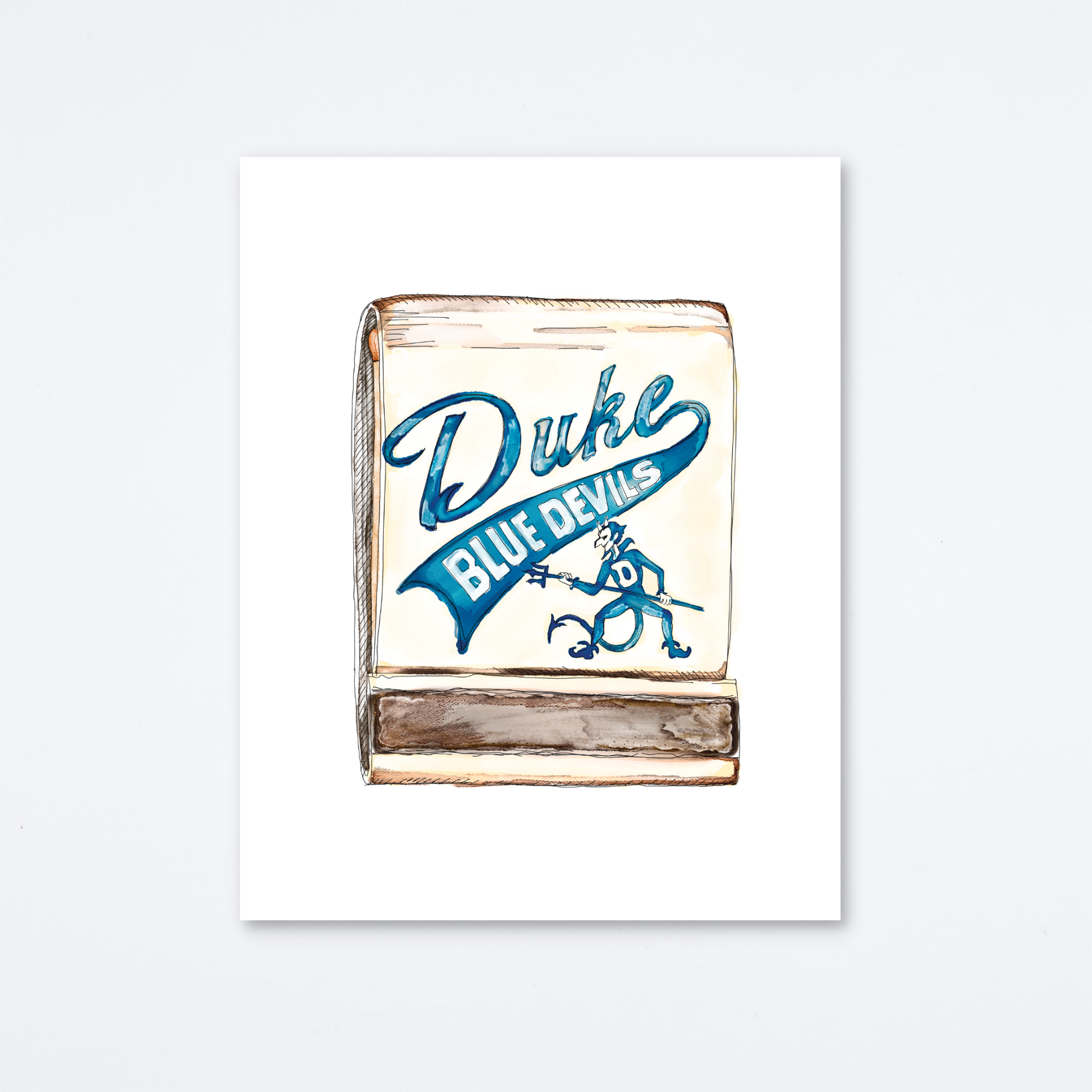 Duke Blue Devils Art Print