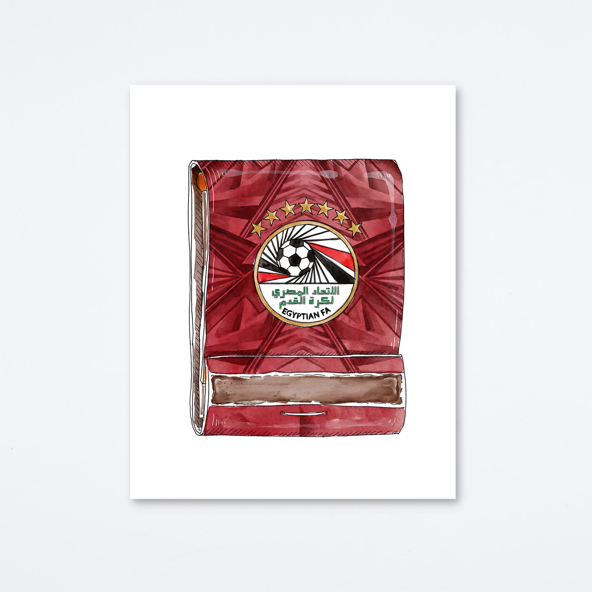 Egypt National Football Team Art Print