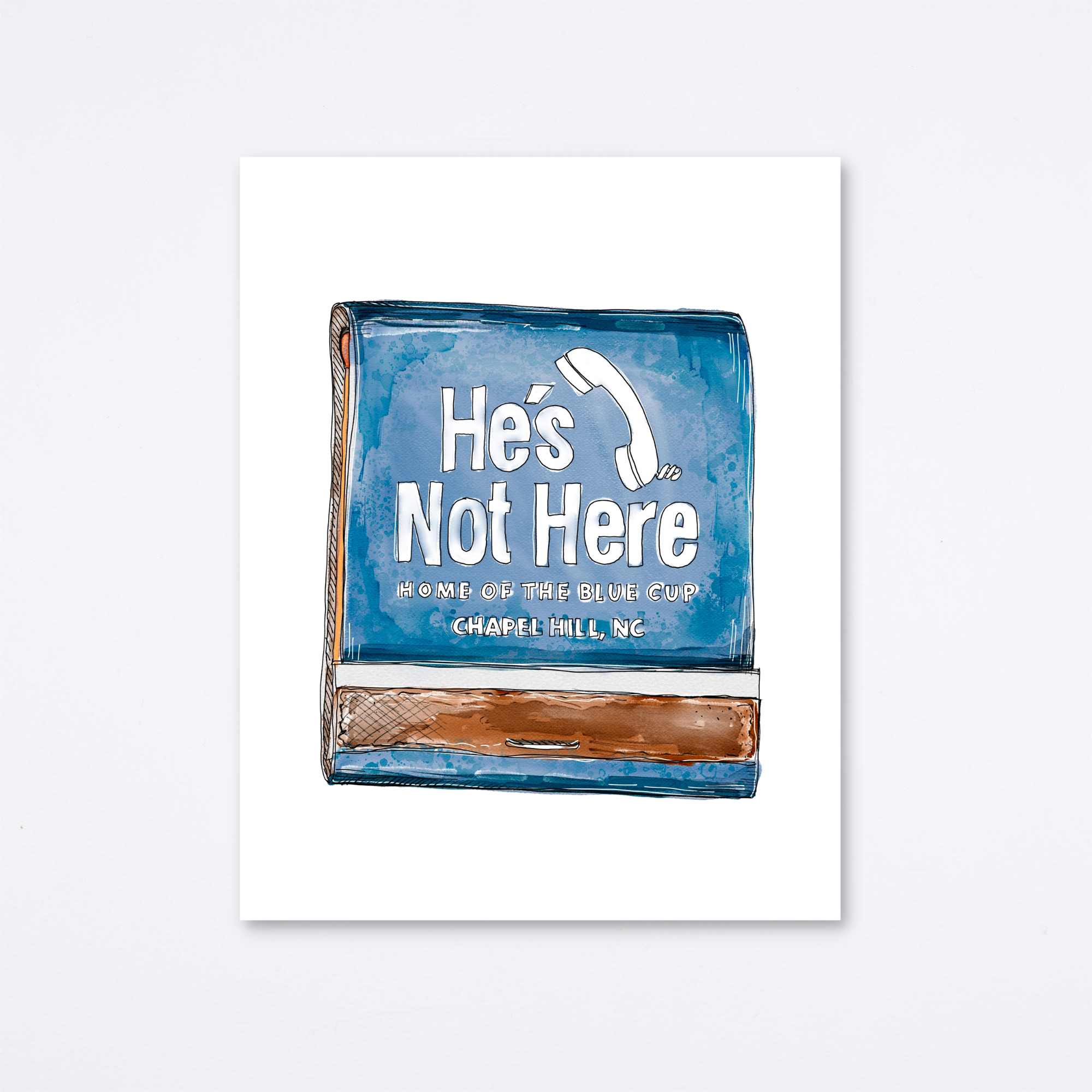 Hes Not Here Art Print