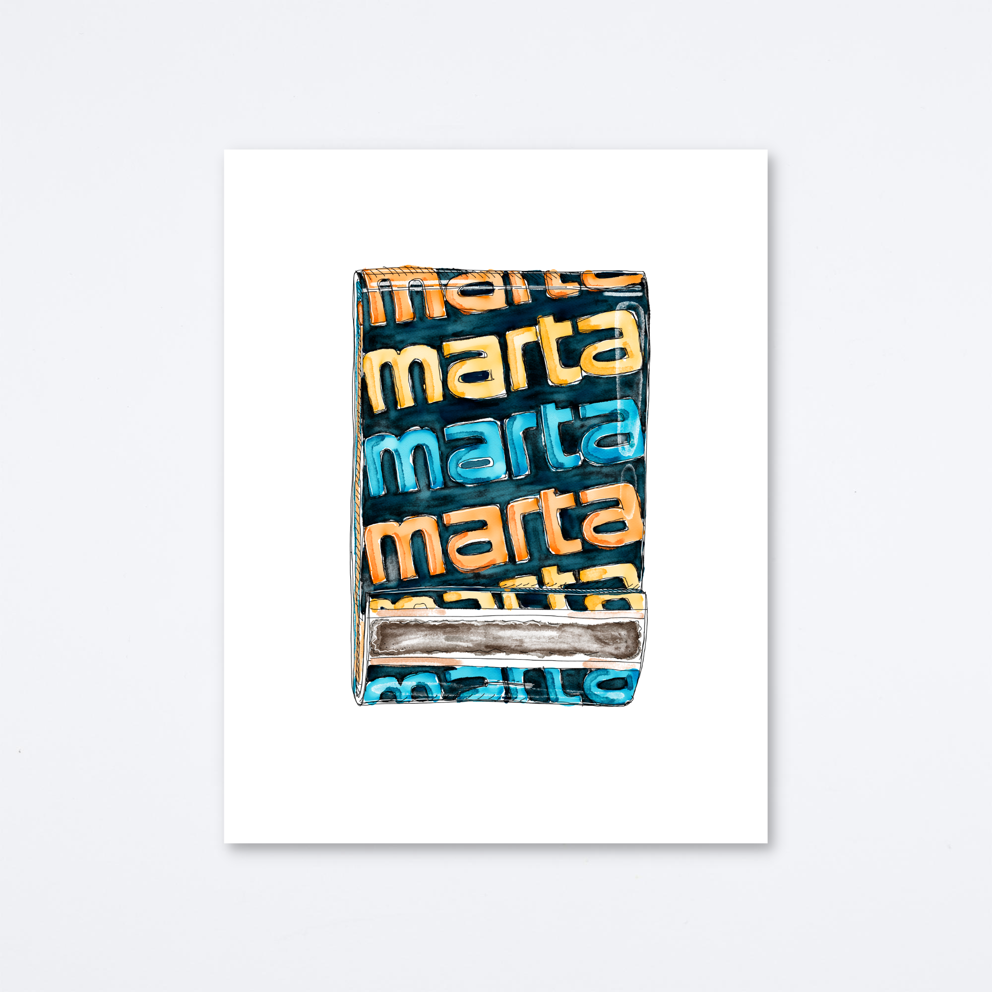 Marta Atlanta Art Print