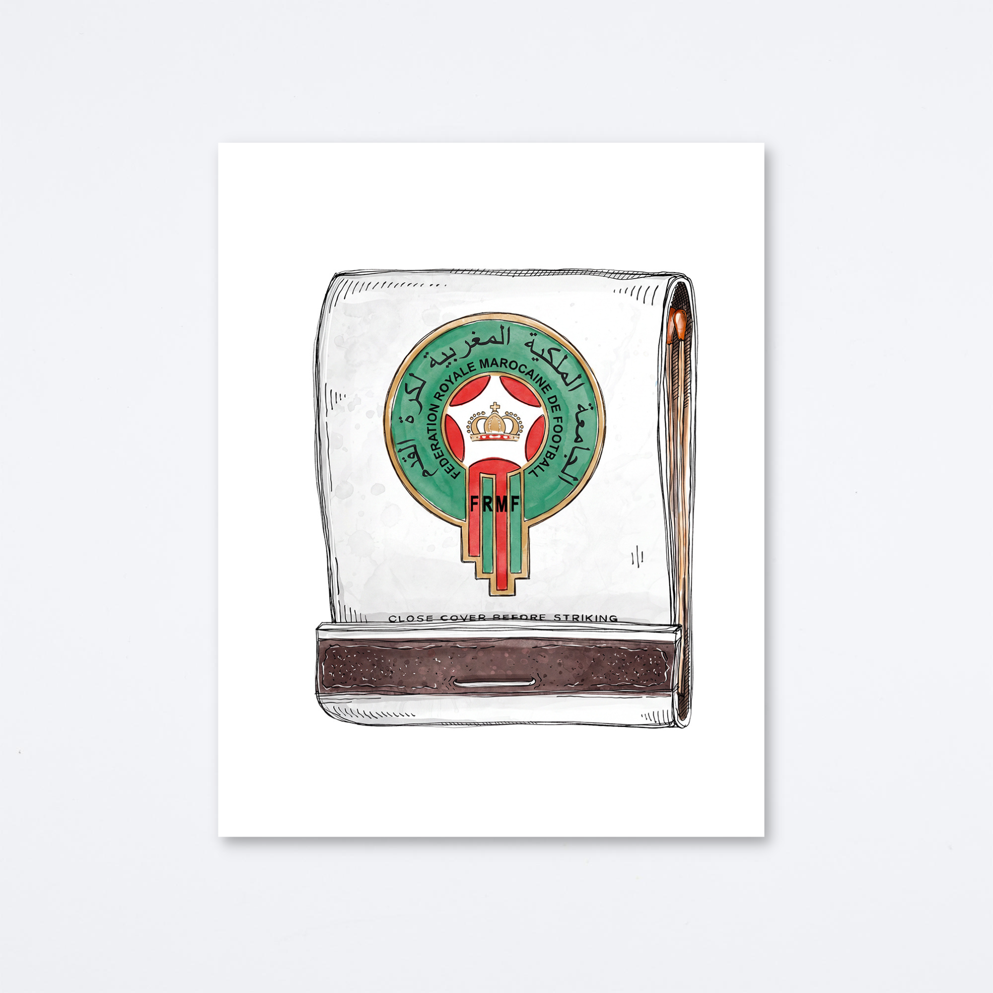 Morocco National Football Team Art Print
