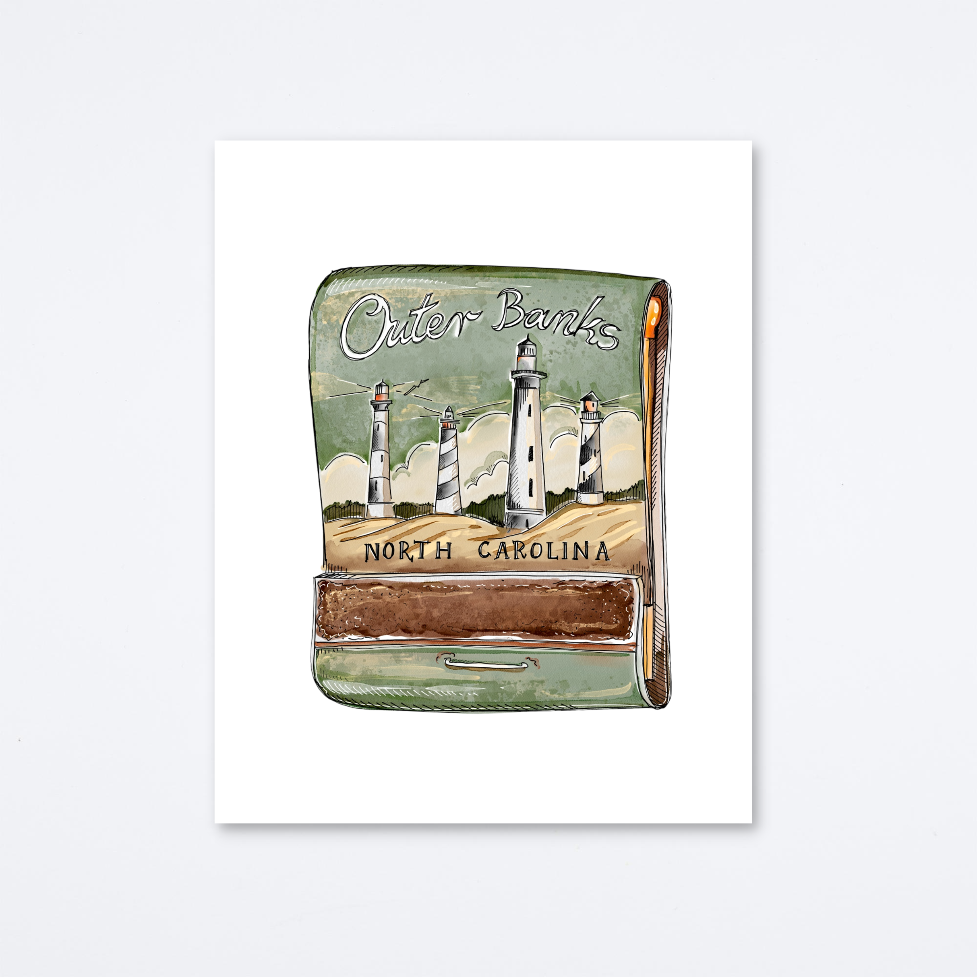 Outer Banks Art Print