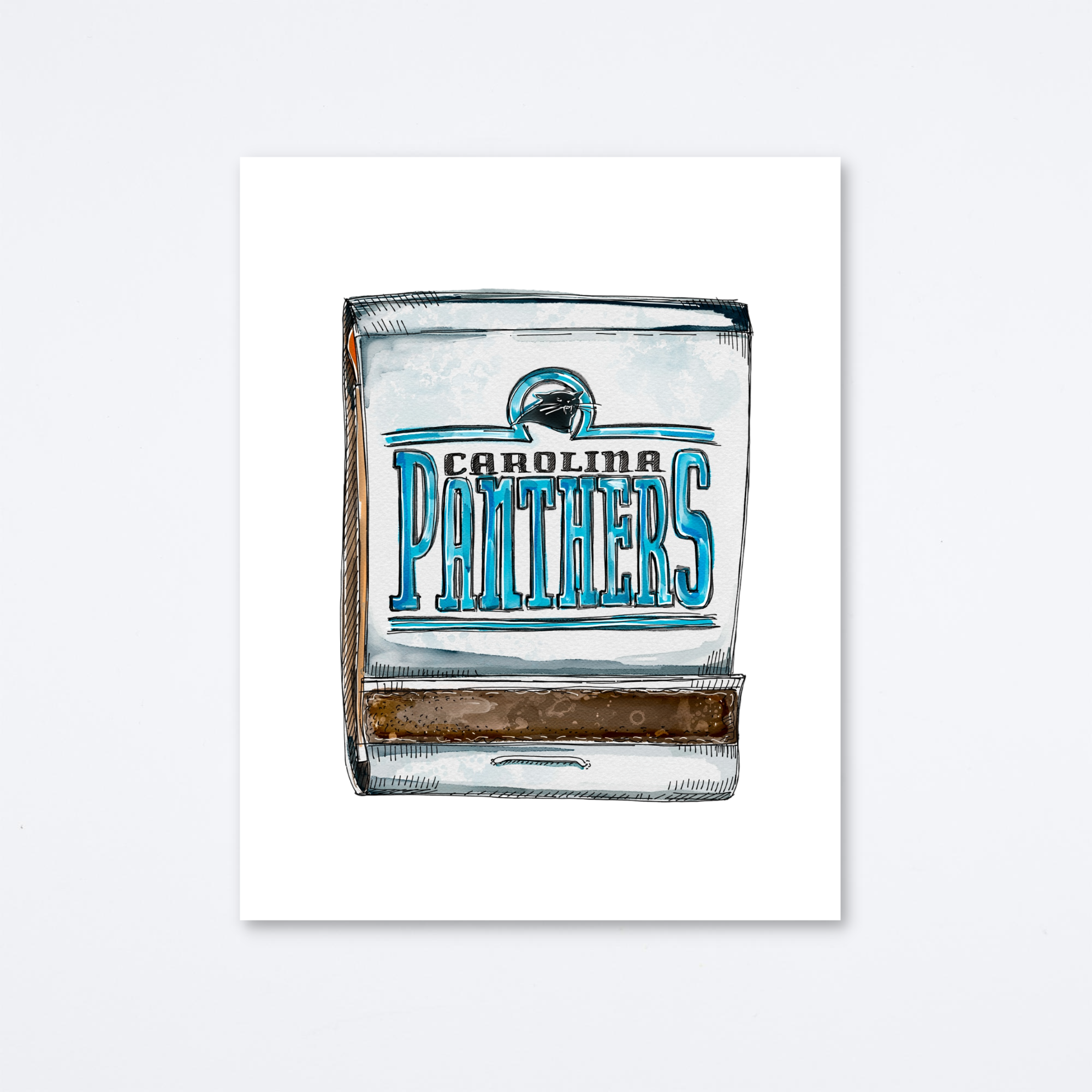 Carolina Panthers Art Print