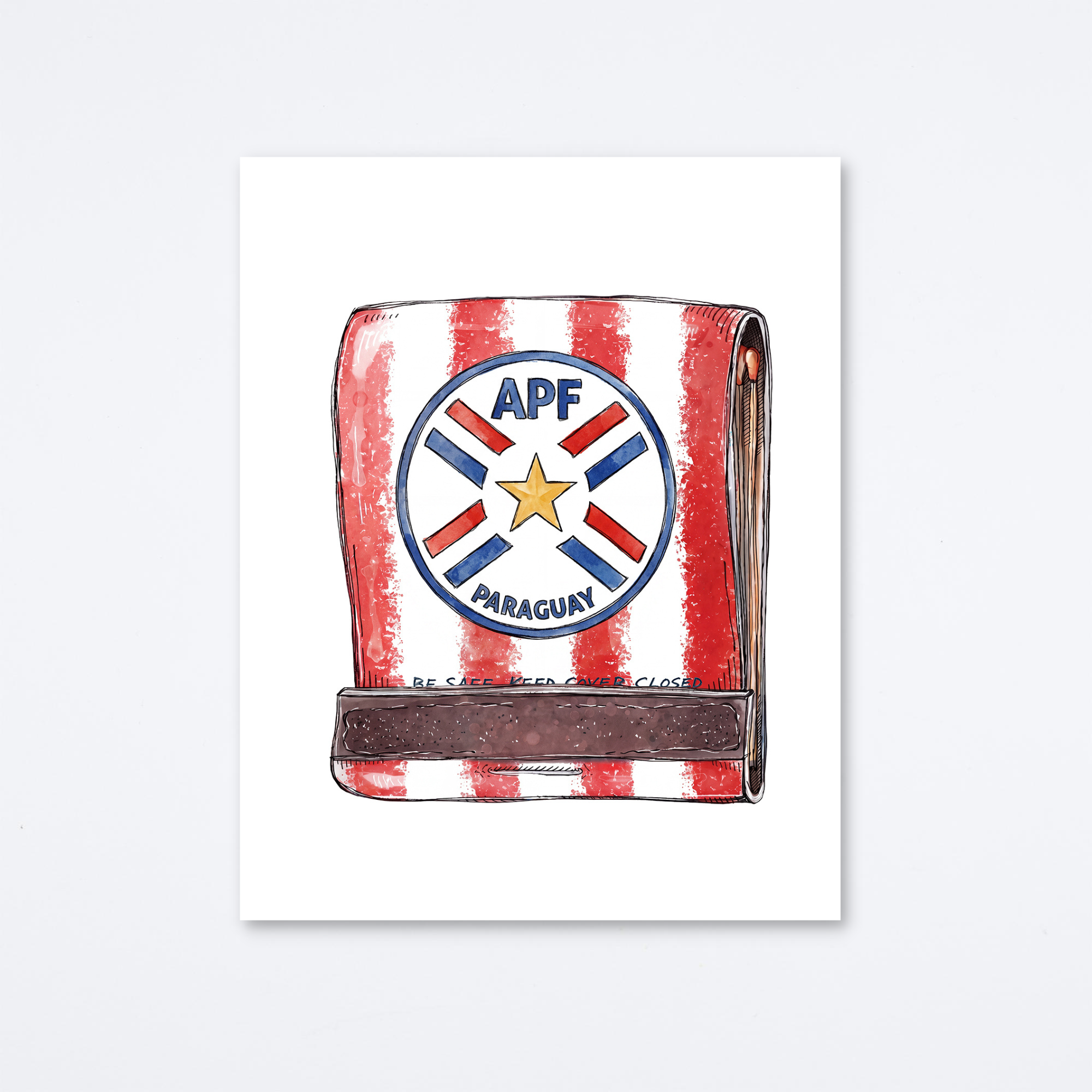 Paraguay National Football Team Art Print