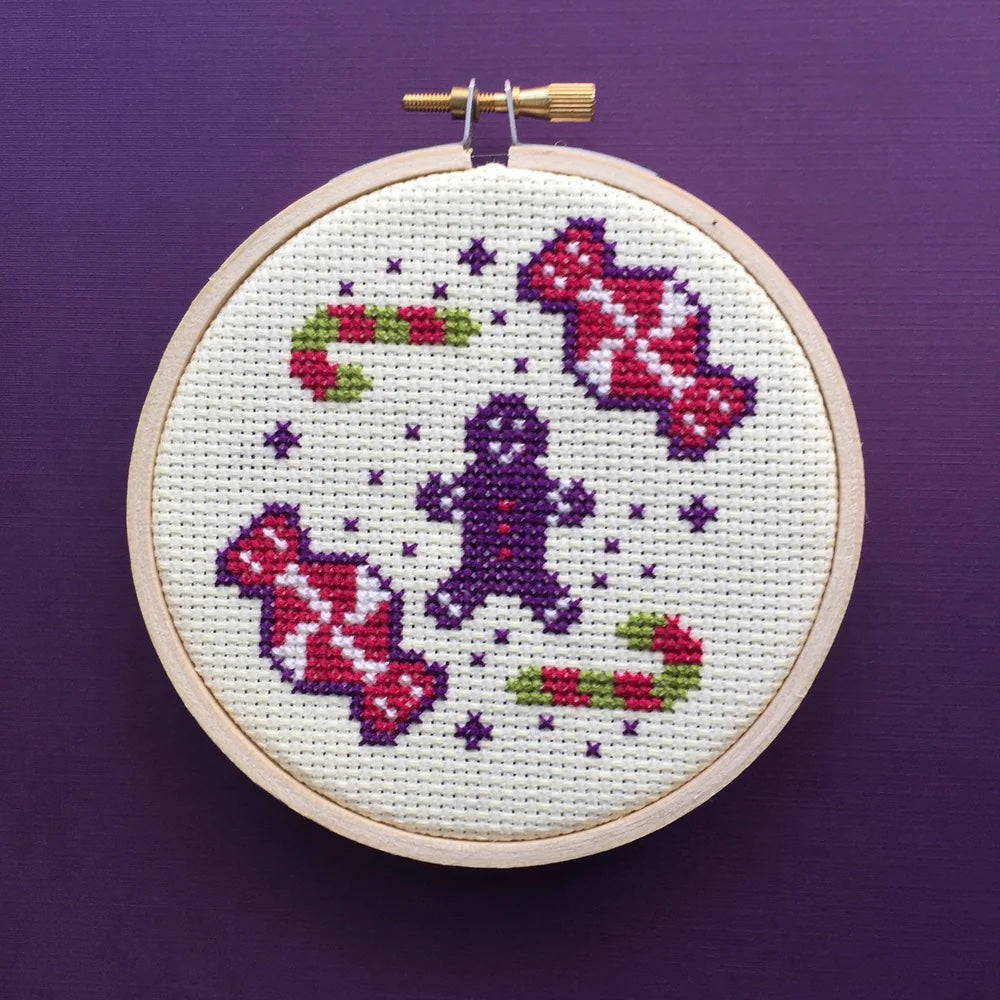 Scroogey Cross-Stitching: A Holiday Class for Sewists