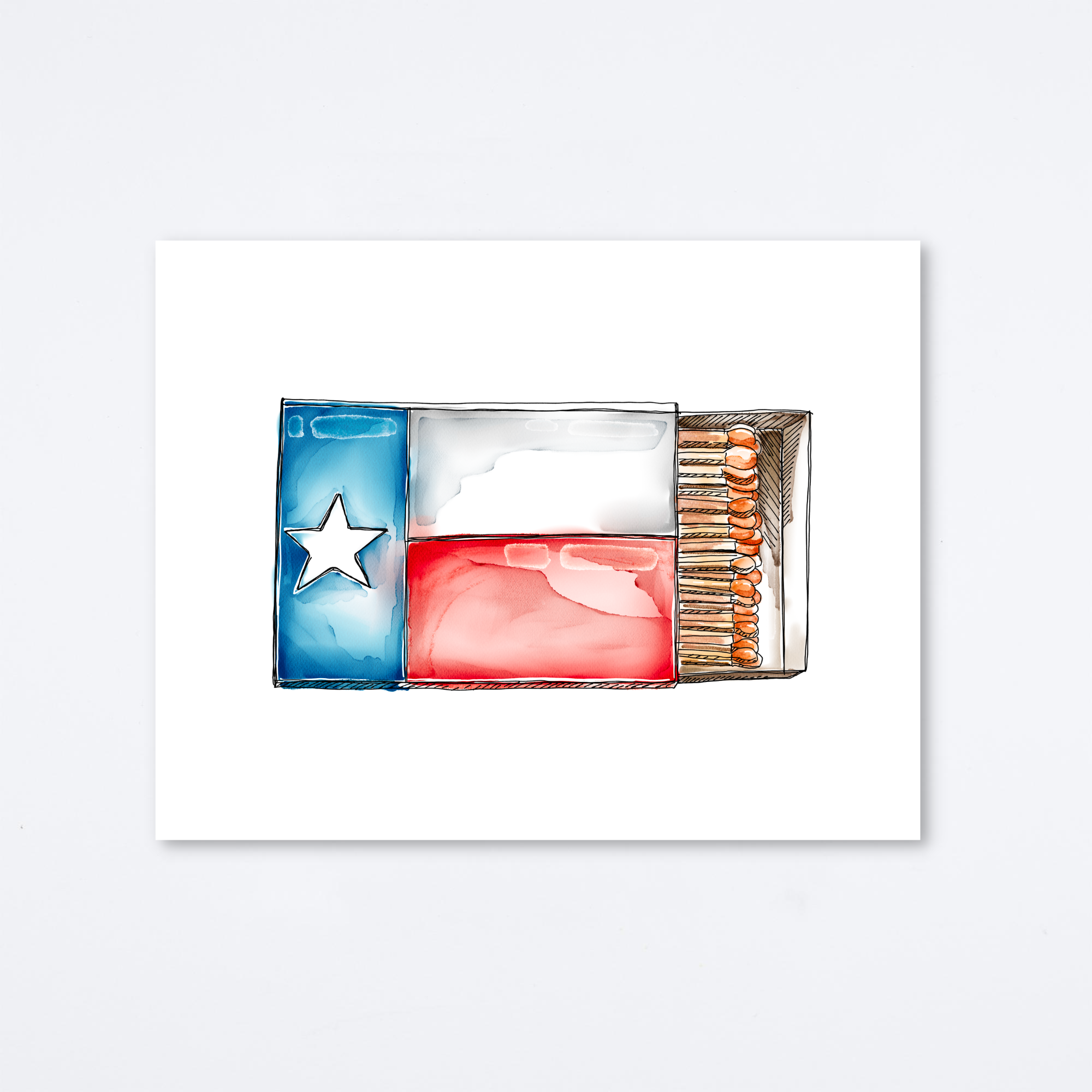 Texas Flag Art Print