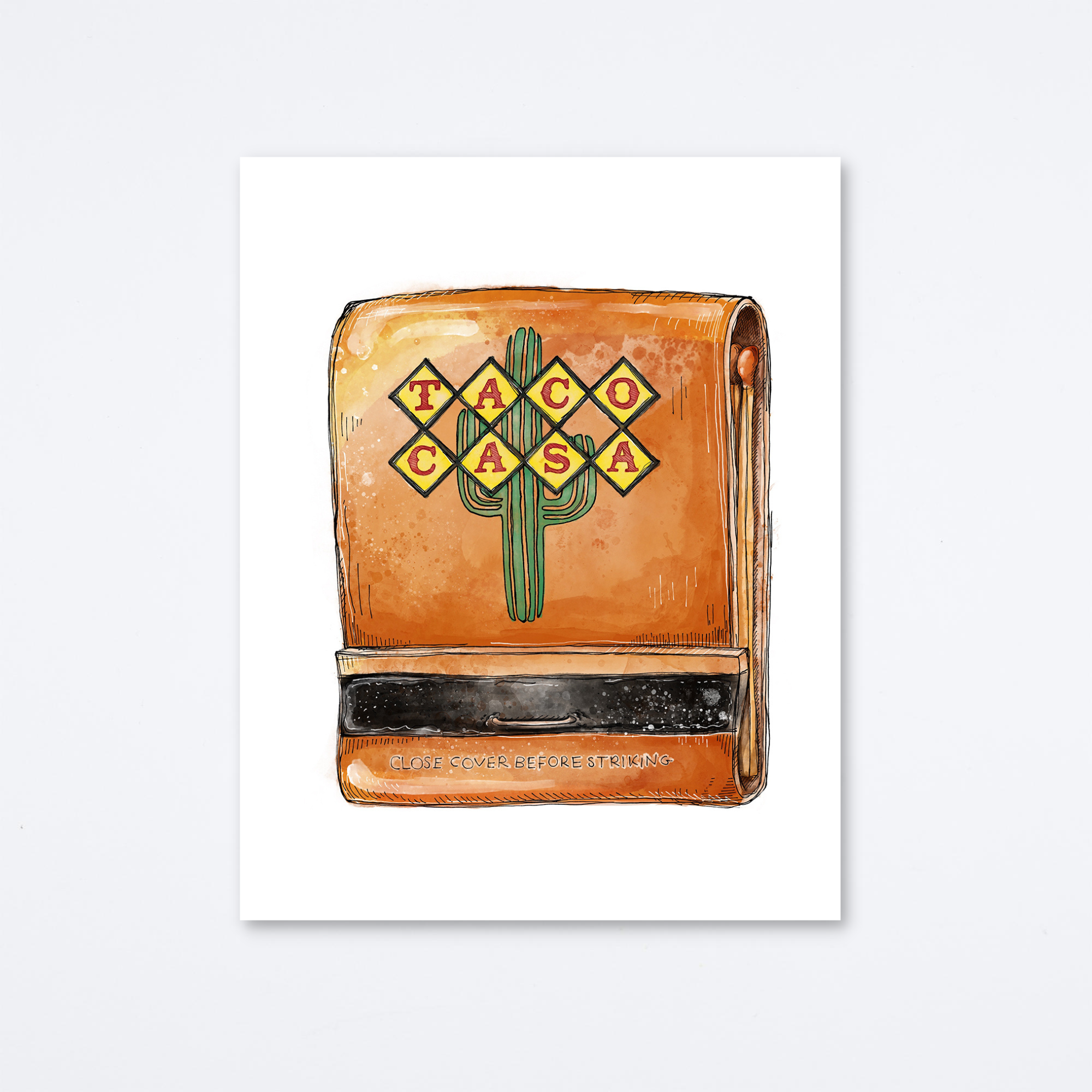 Taco Casa Art Print