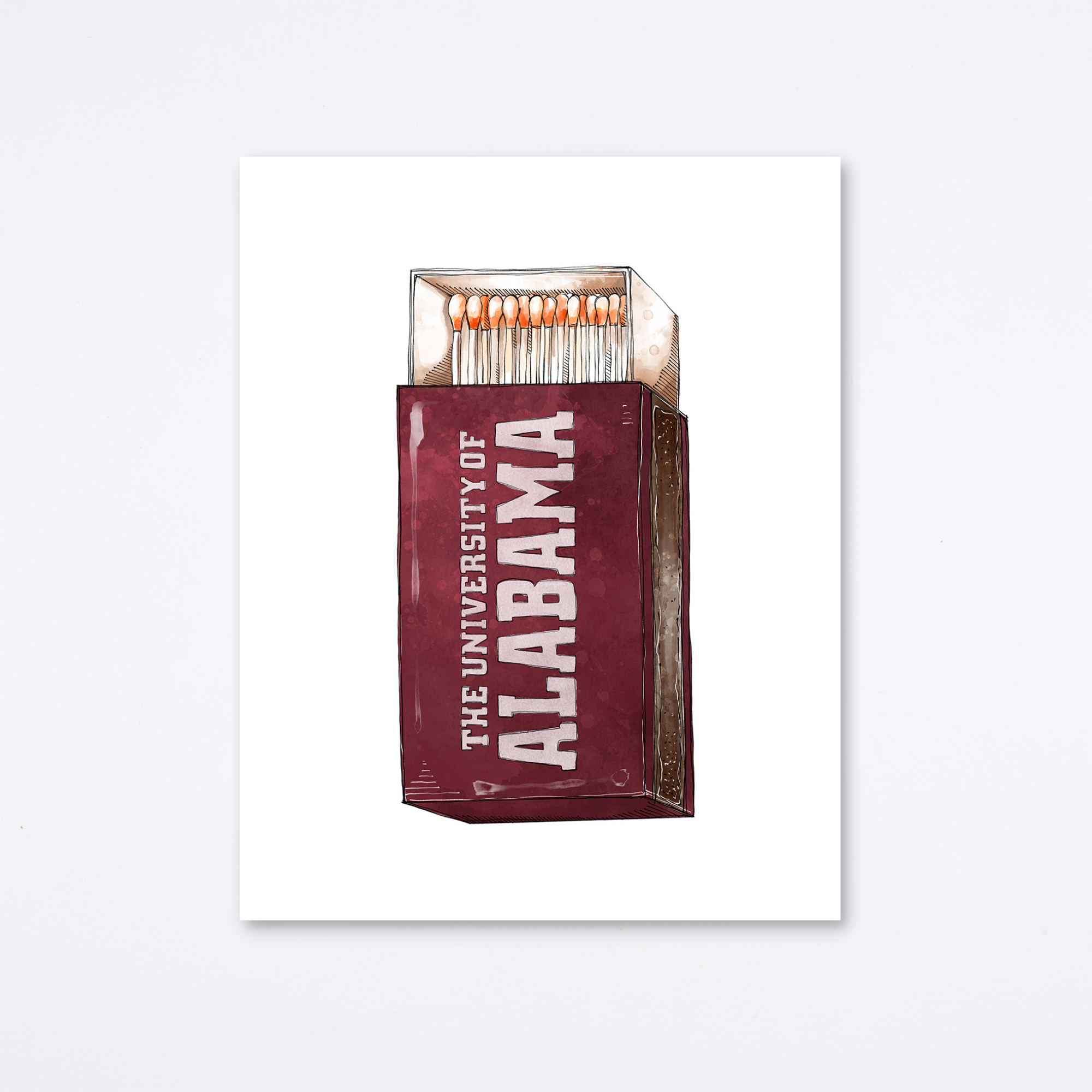 University of Alabama Art Print