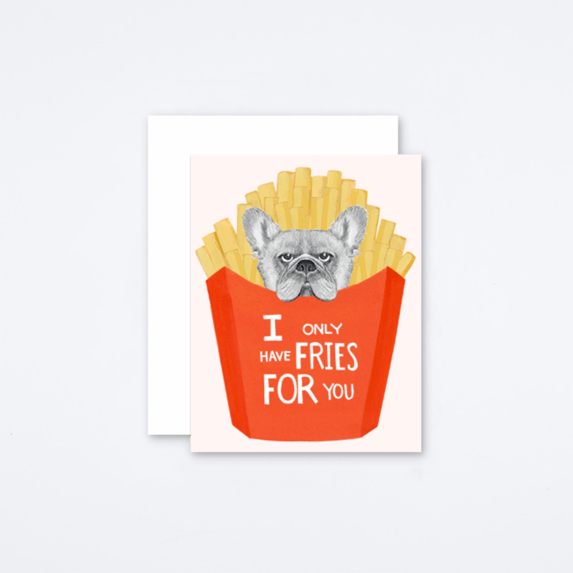 Frenchie Fries Card
