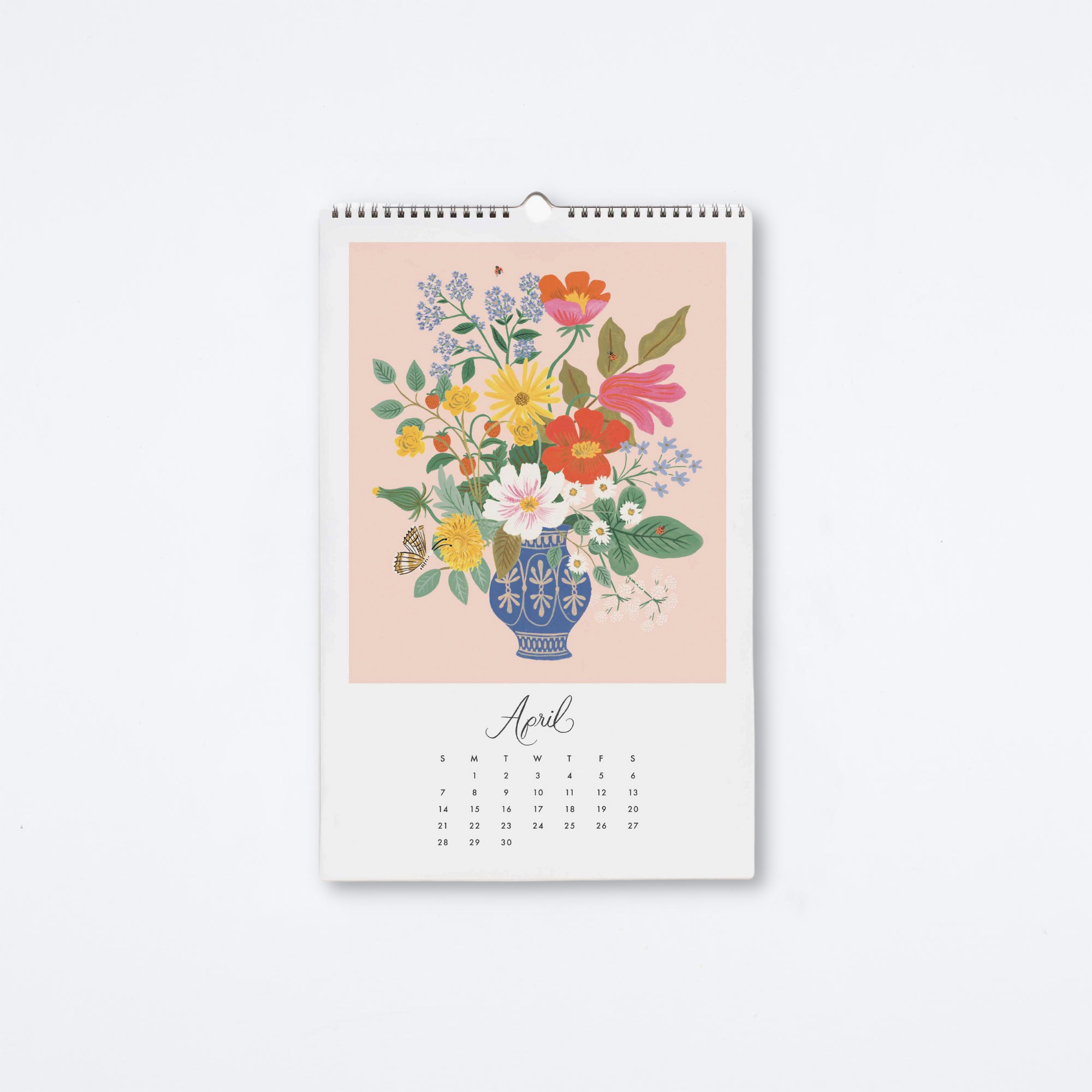 2024 Floral Studies Wall Calendar