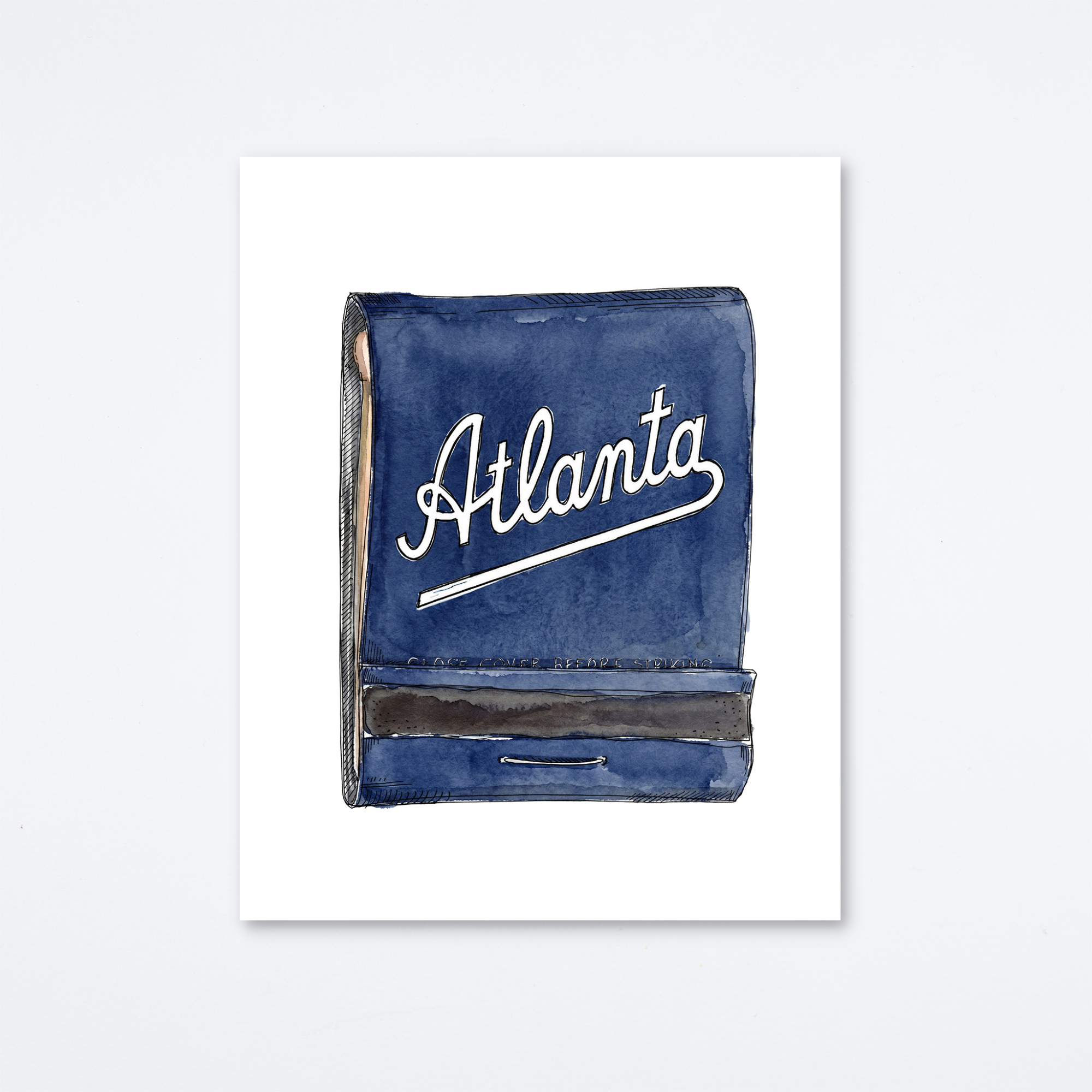 Atlanta Script Art Print