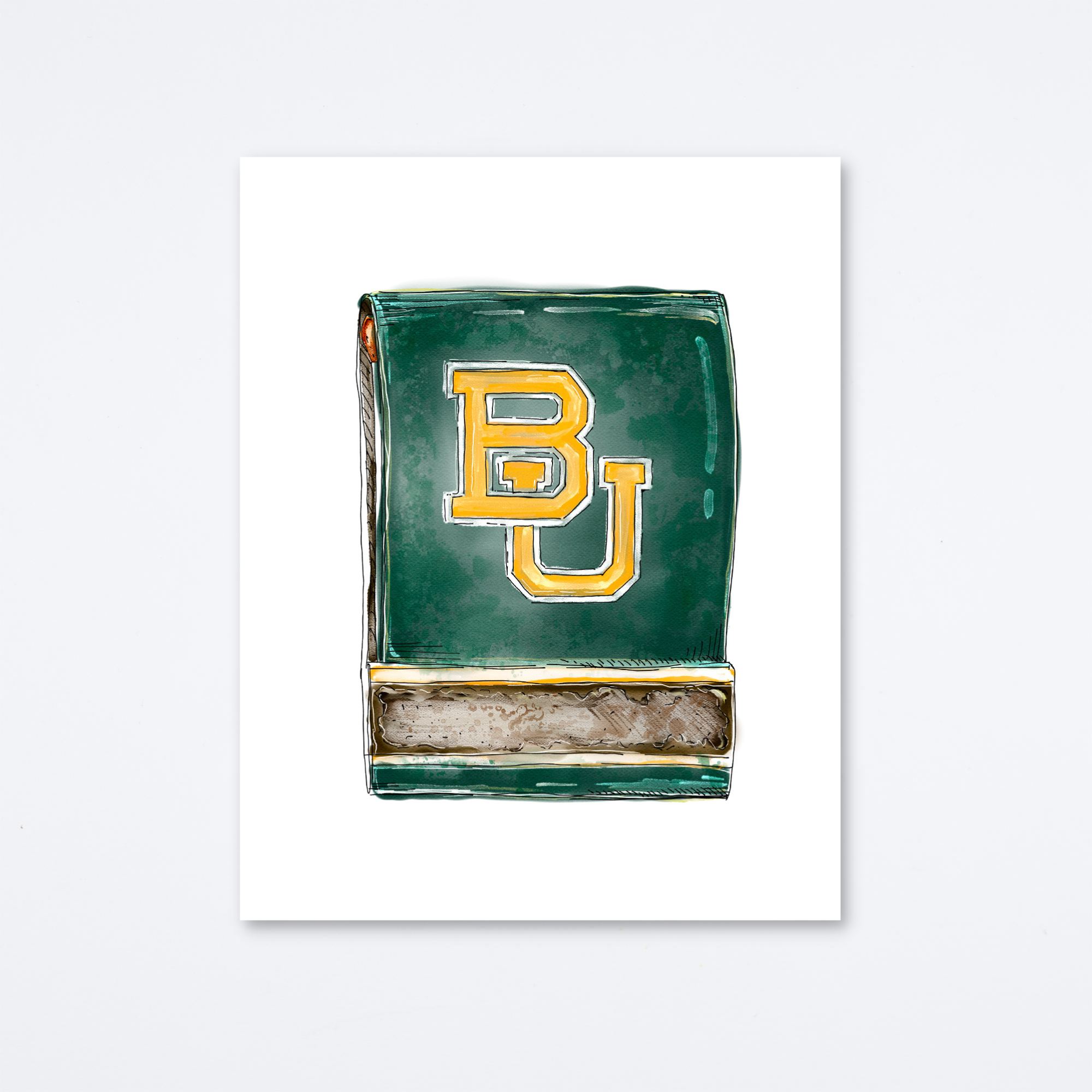 Baylor University Art Print