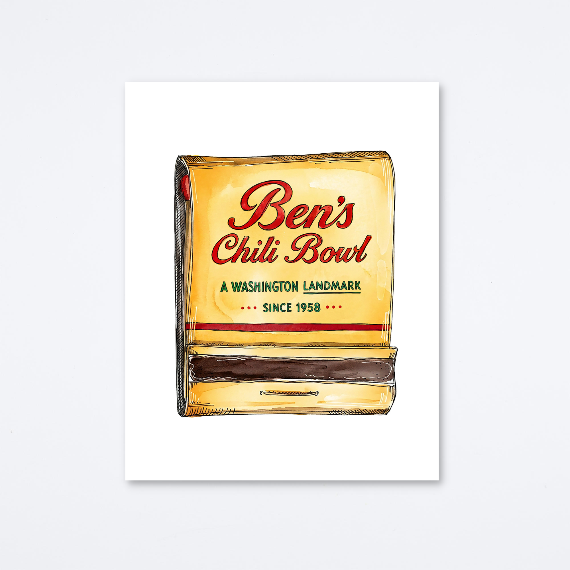 Ben's Chili Bowl Art Print