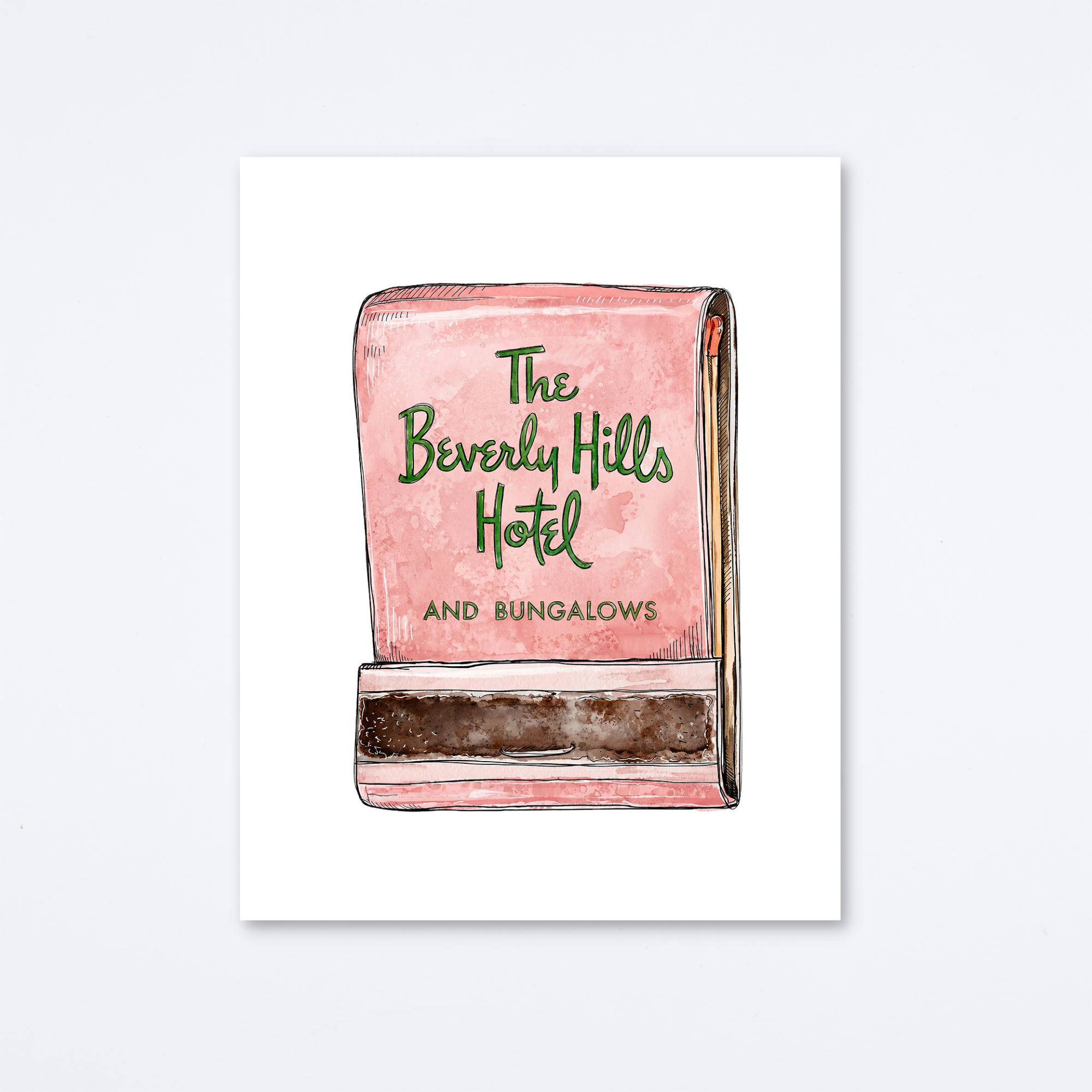 Beverly Hills Hotel Art Print