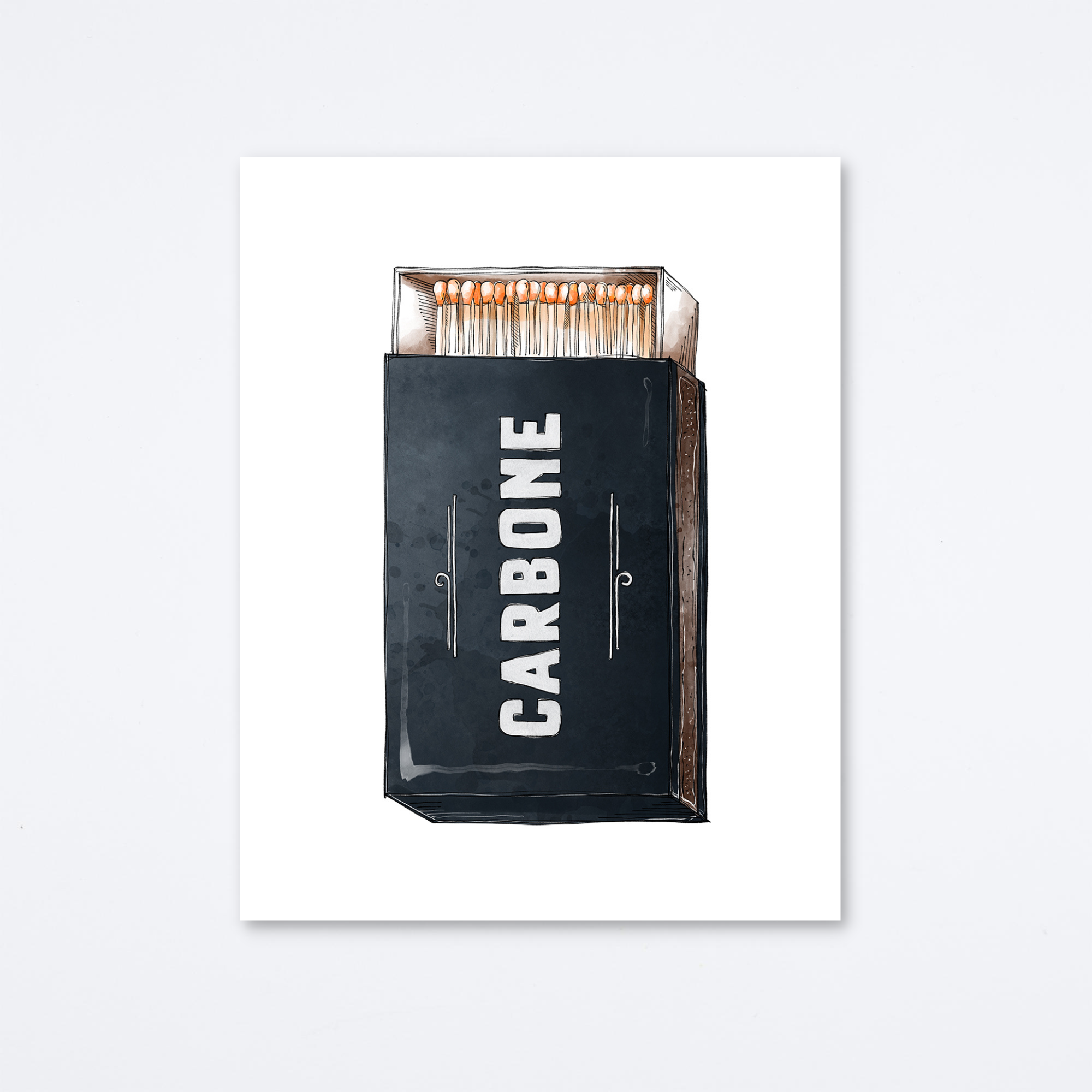 Carbone Art Print