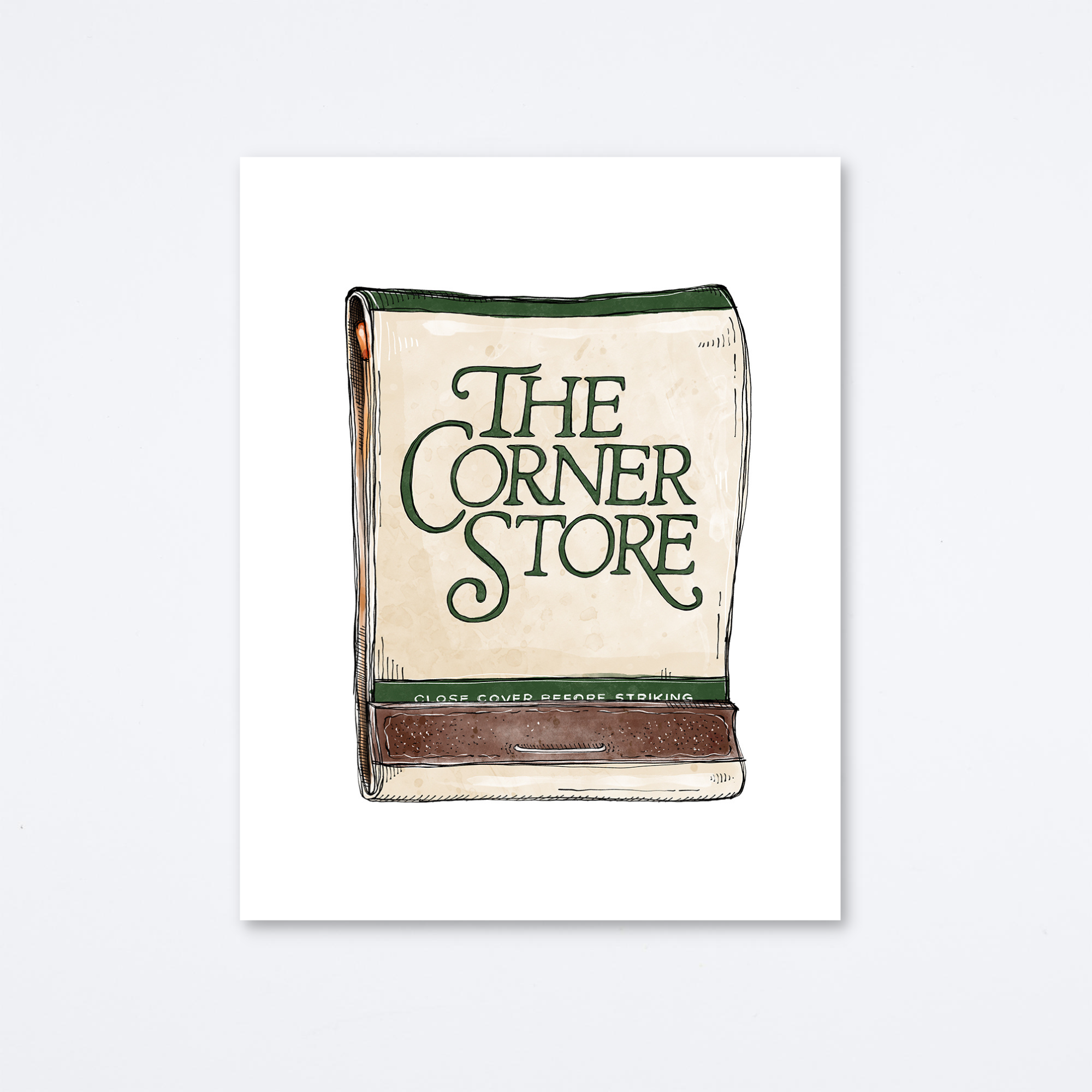 The Corner Store Art Print