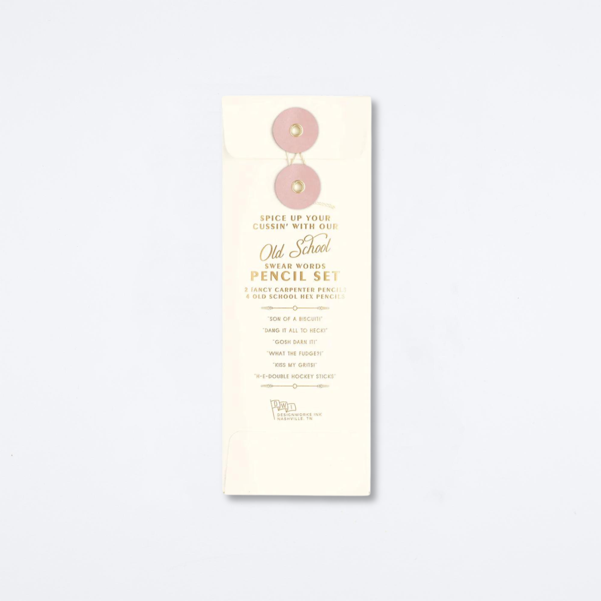 Old School Swear Words Pencil Set Archer Paper Goods old-school-swear-words-pencil-set-archer-paper-goods