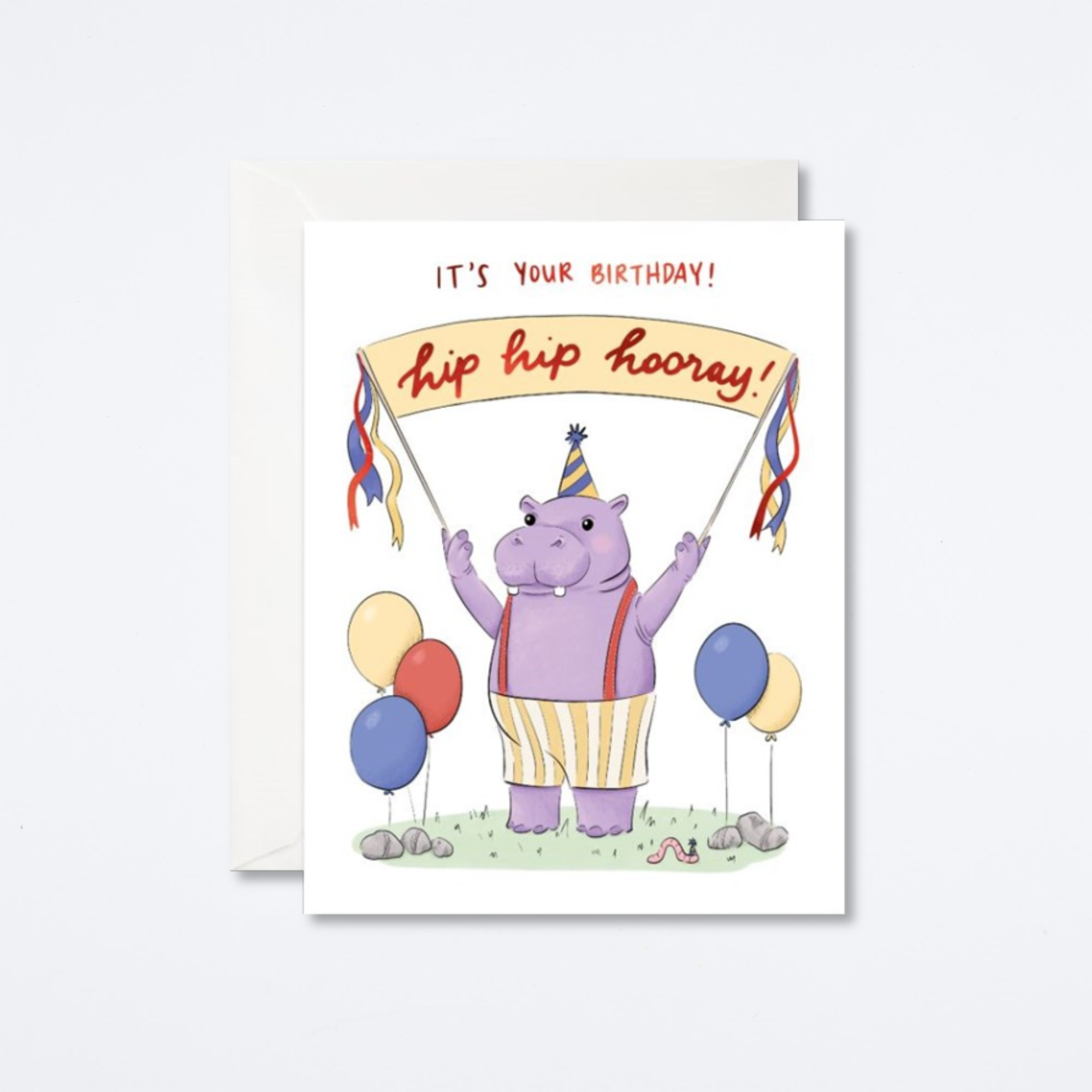Hip Hip Hooray Birthday Card