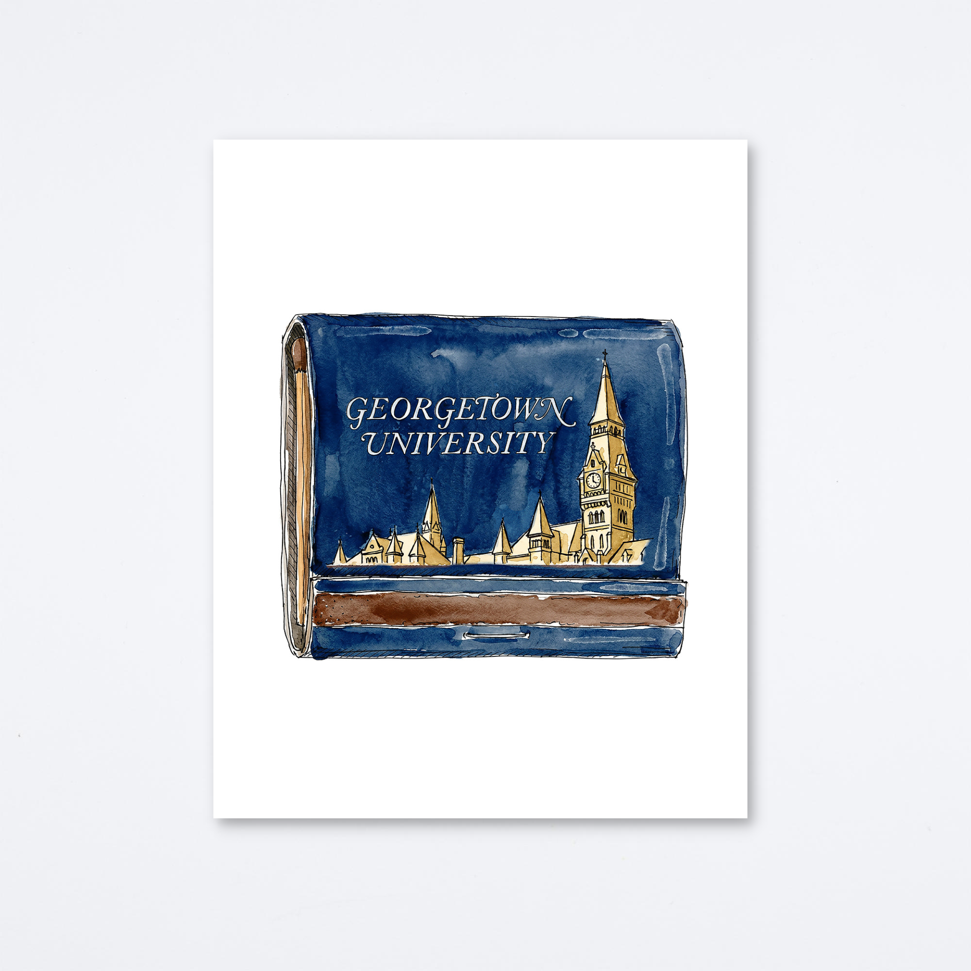 Georgetown University Art Print