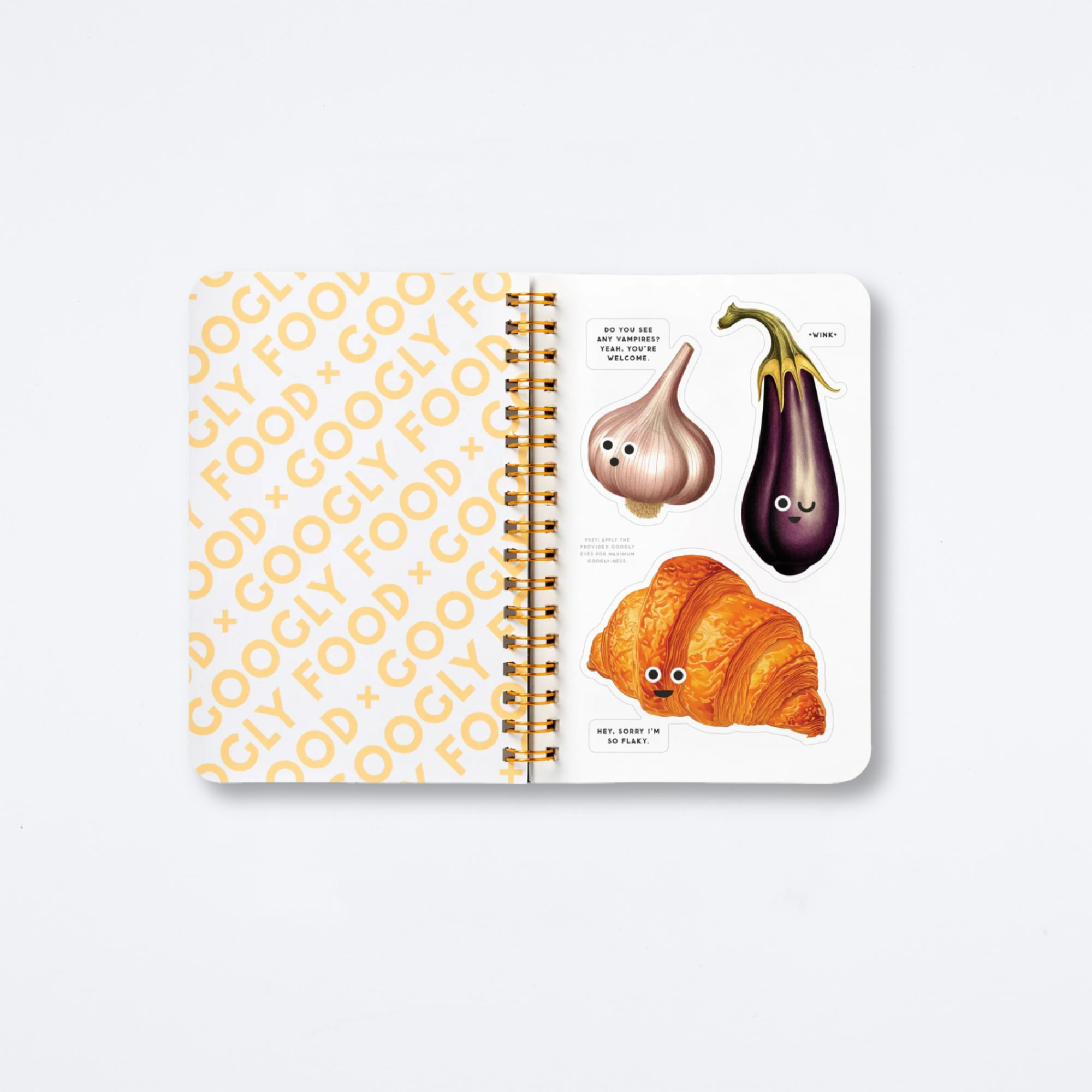 Googly Food Sticker Book