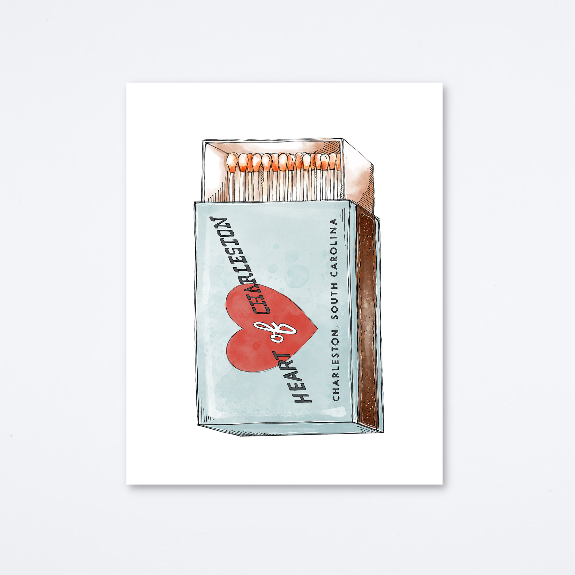 Heart of Charleston Art Print