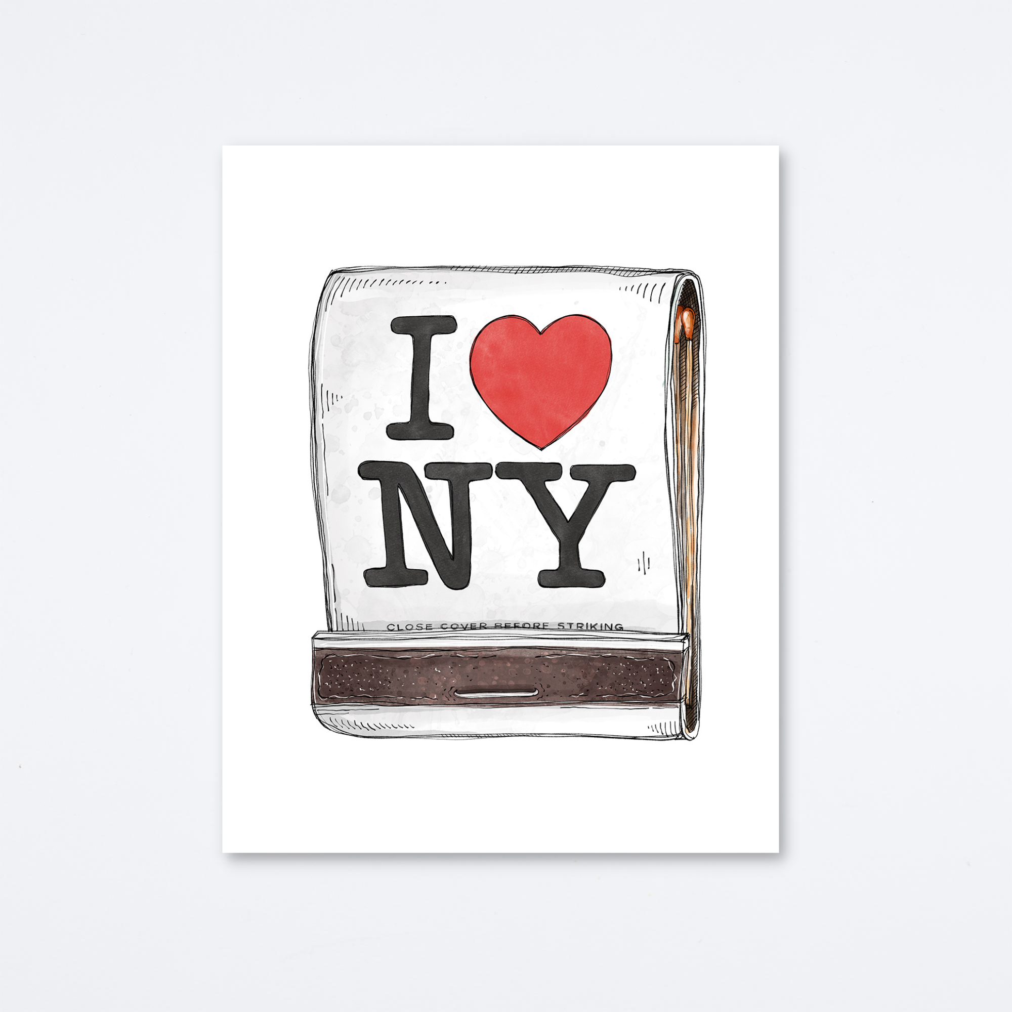 I Heart NY Art Print