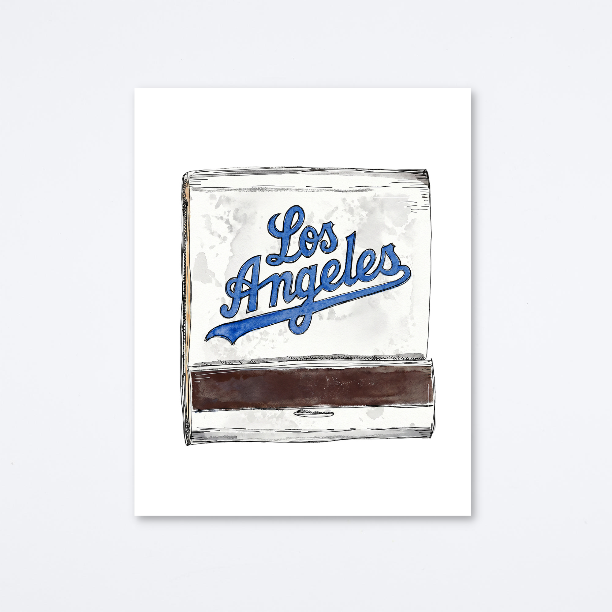 Los Angeles Script Art Print
