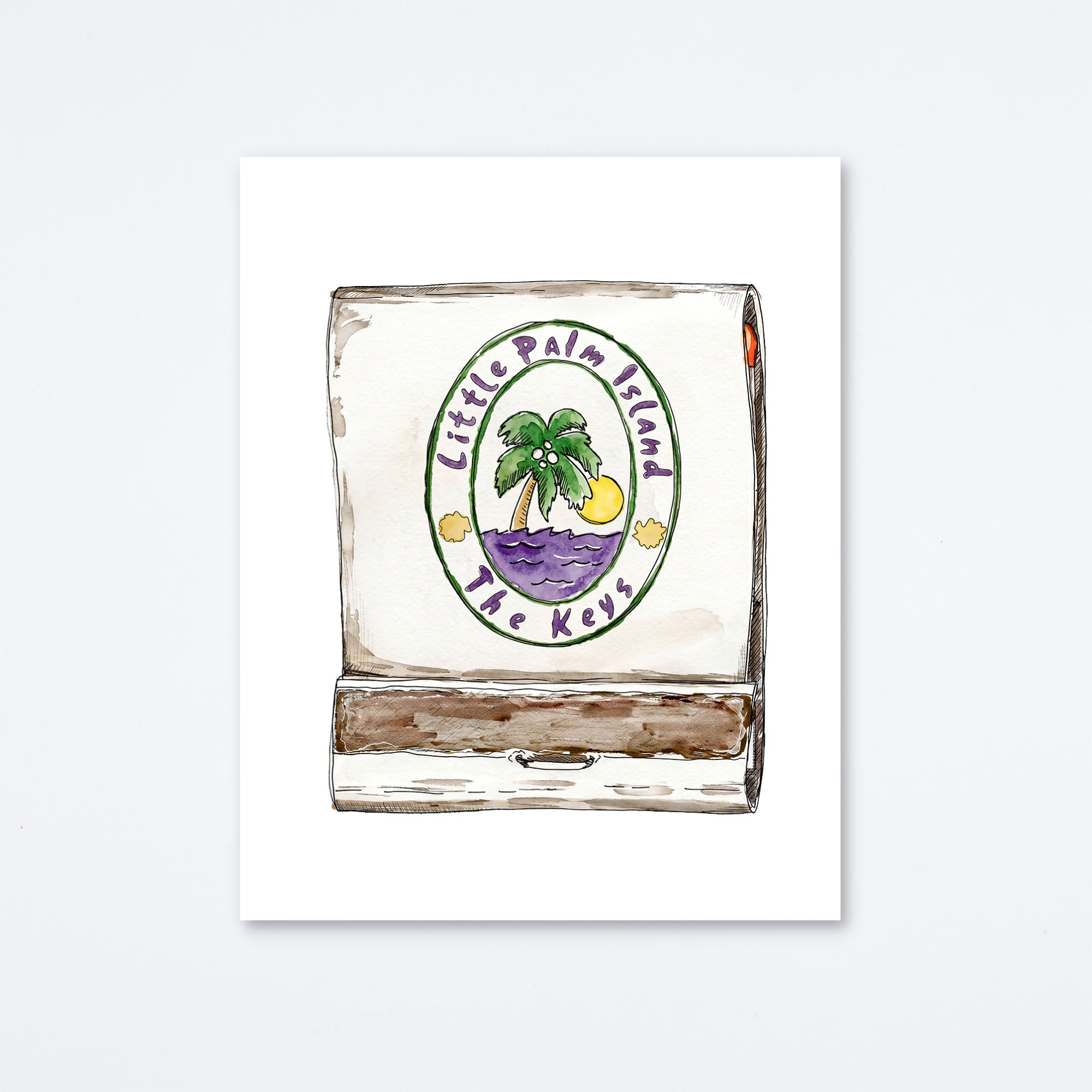 Little Palm Island Art Print