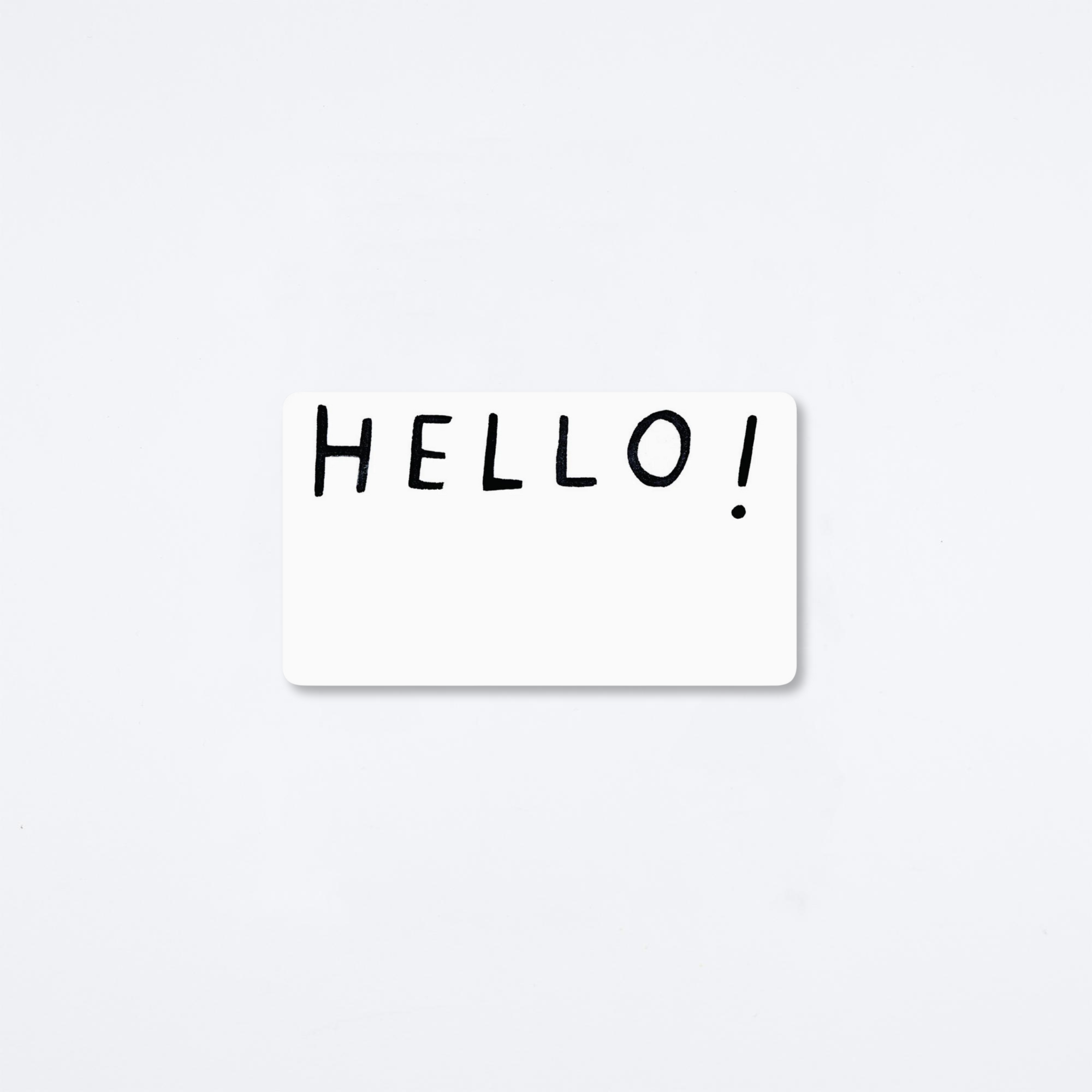 Hello Note Short Hello Little Notes — Archer Paper Goods