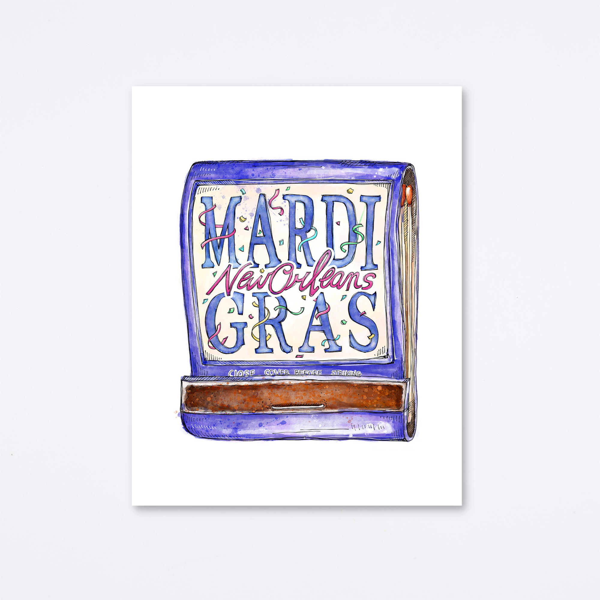 Mardi Gras Art Print