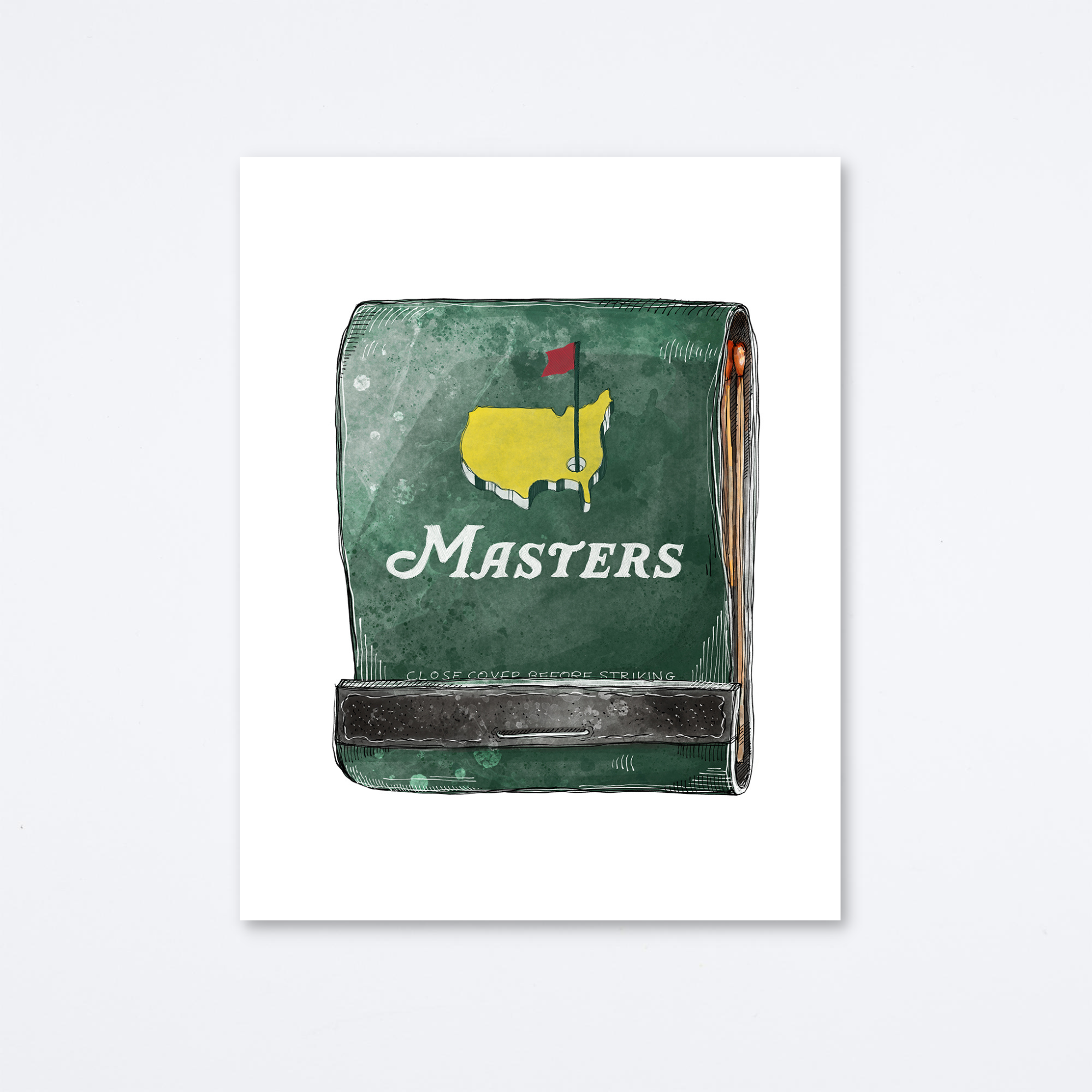 Masters Green Art Print
