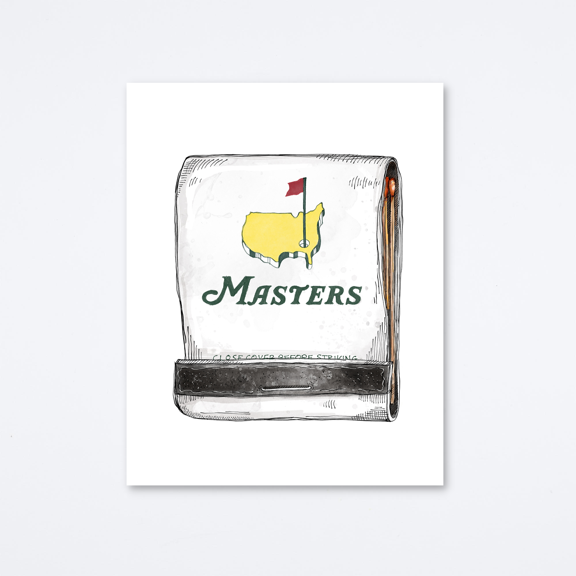 Masters Green Art Print