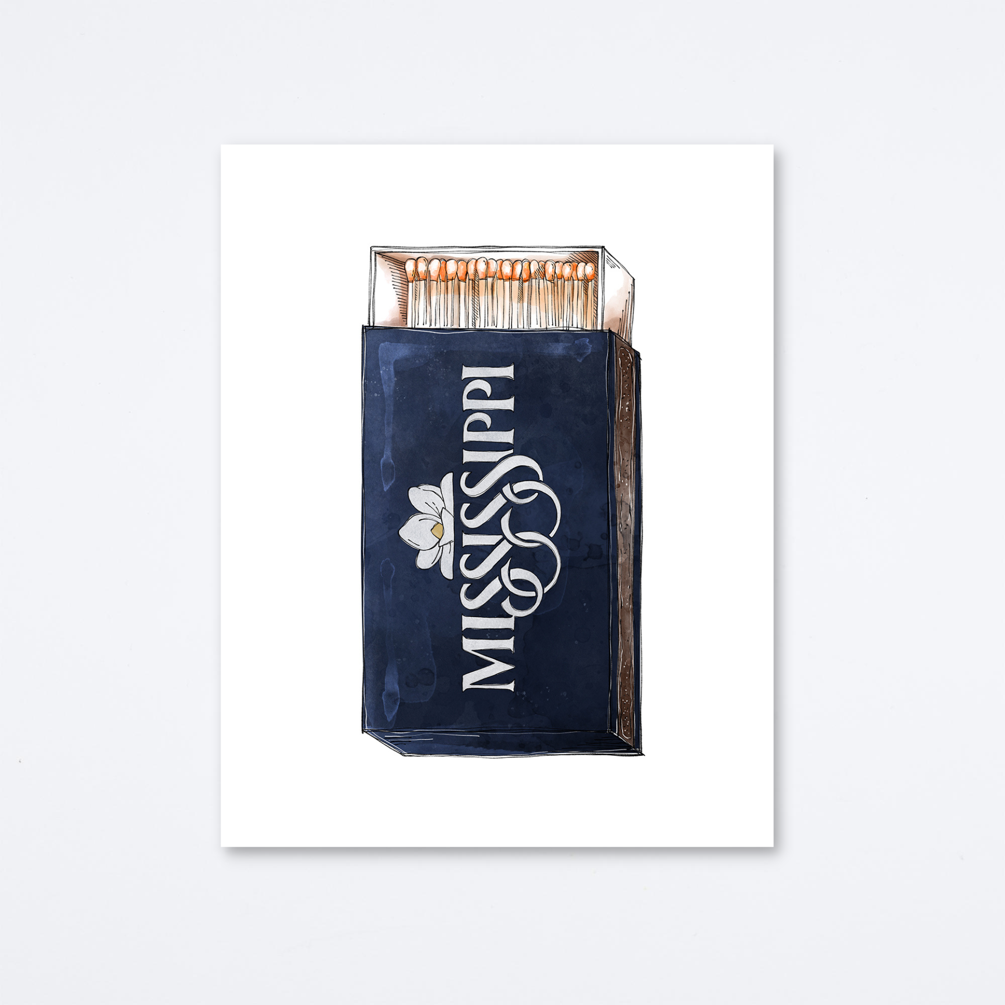 Mississippi Magnolia Art Print