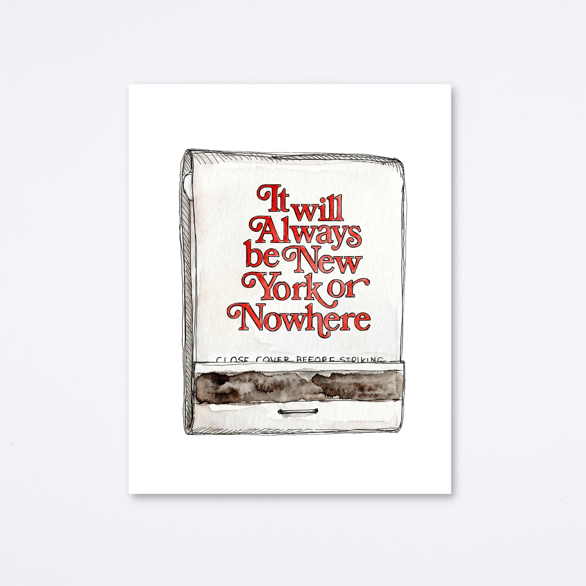 New York or Nowhere Art Print