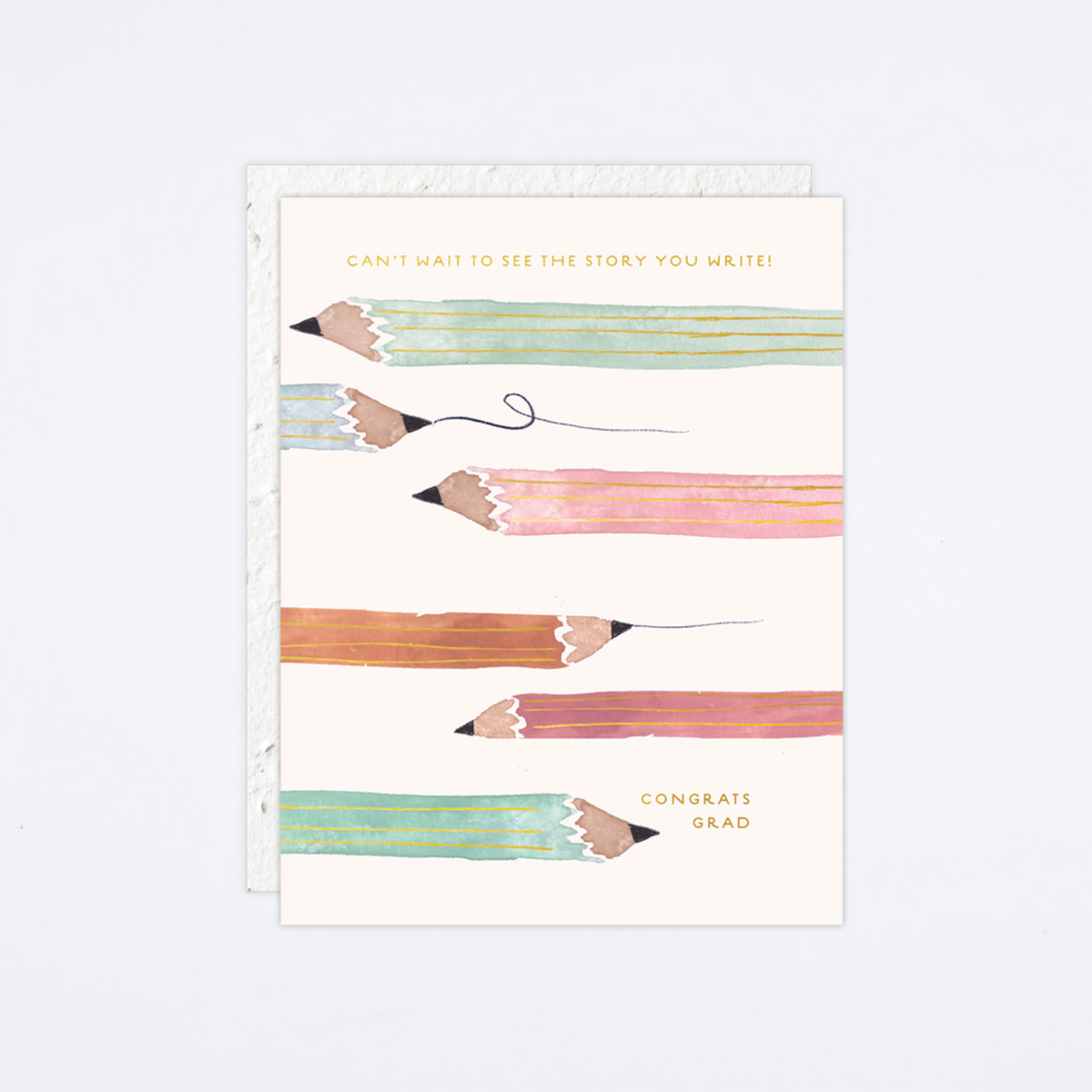 Pencils Grad Card — Archer Paper Goods