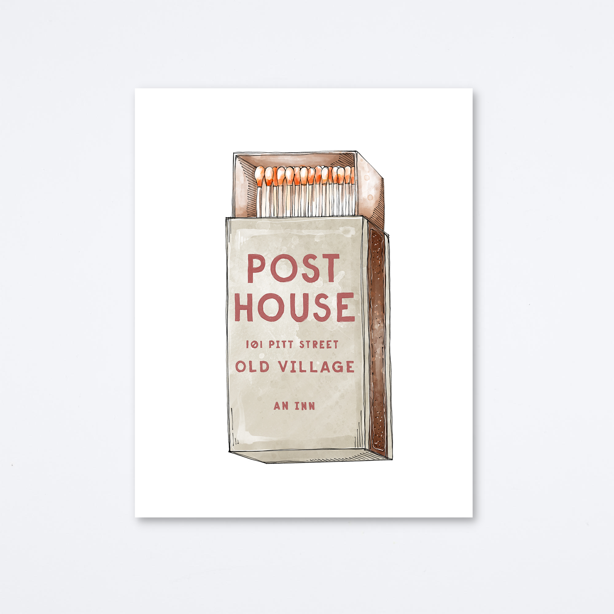 Post House Art Print