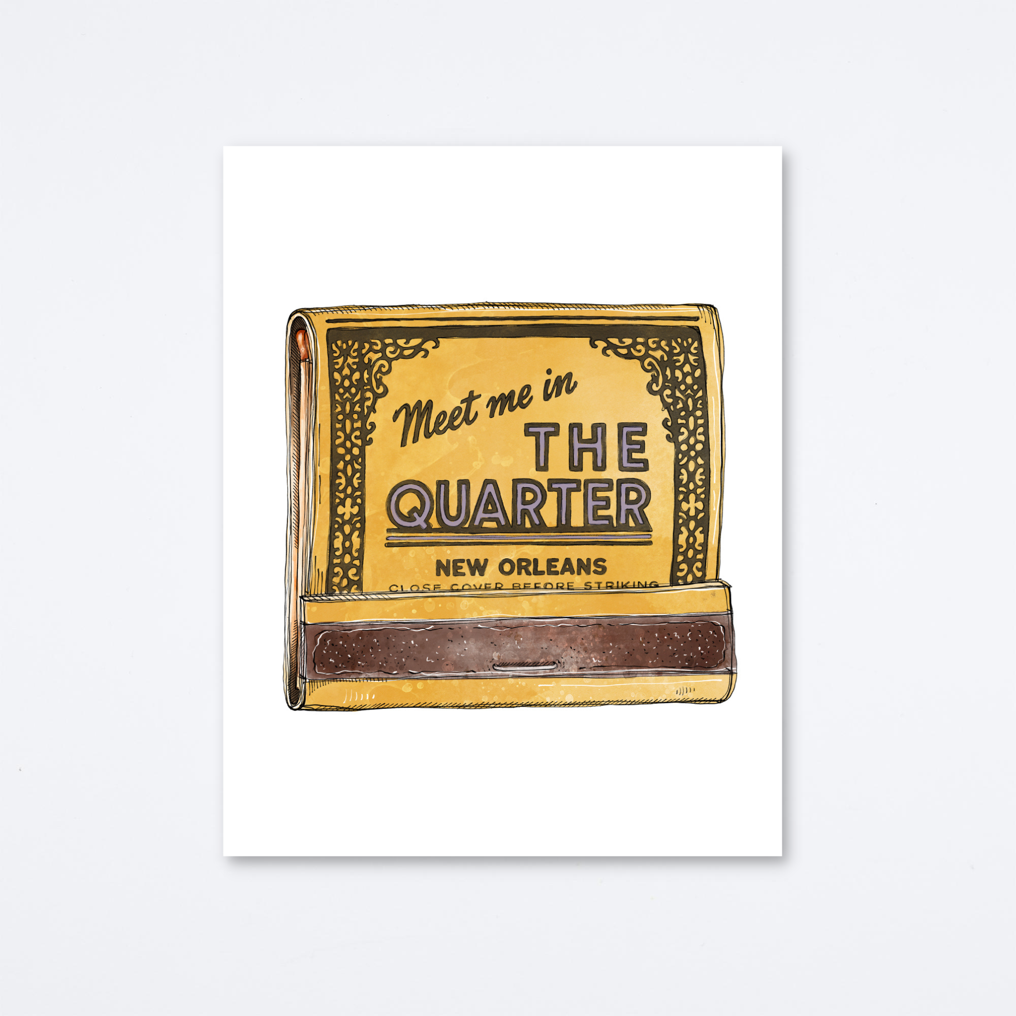 Meet me in The Quarter Art Print