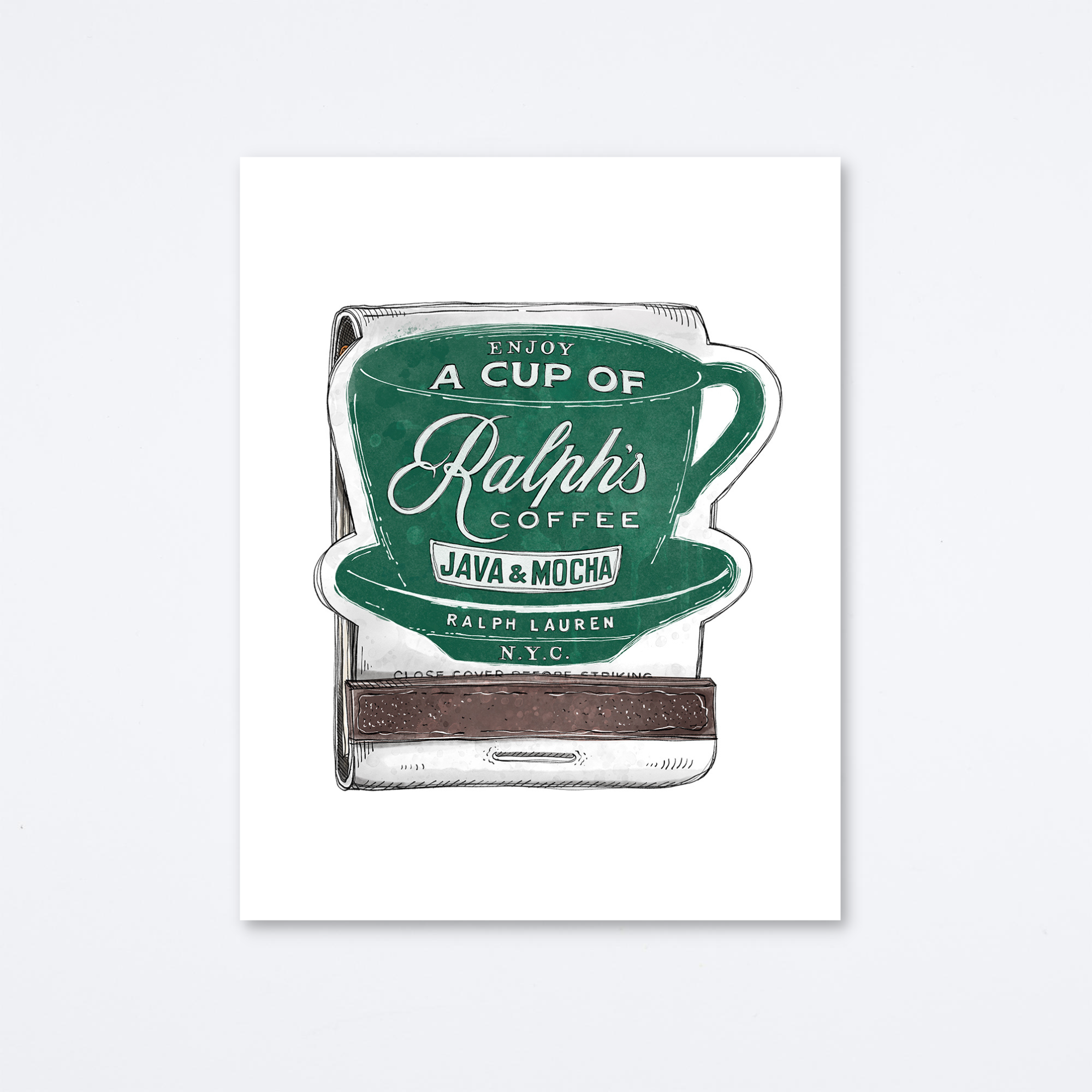 Ralph's Coffee Art Print