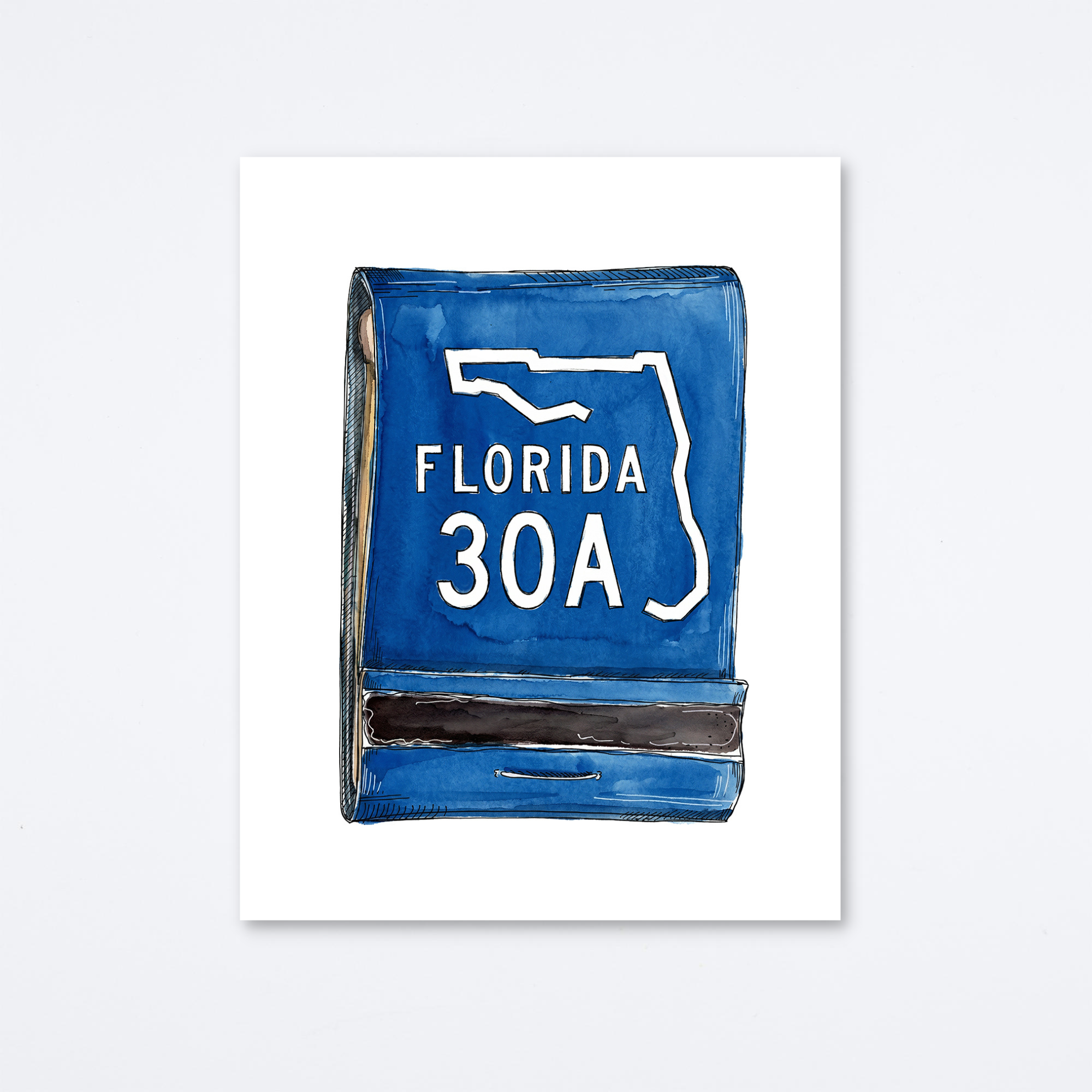Route 30A Art Print